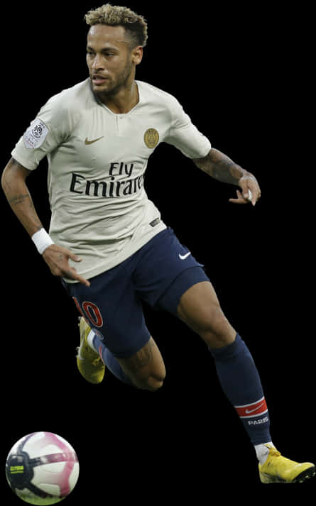 Neymar en acción P S G Fondos de pantalla