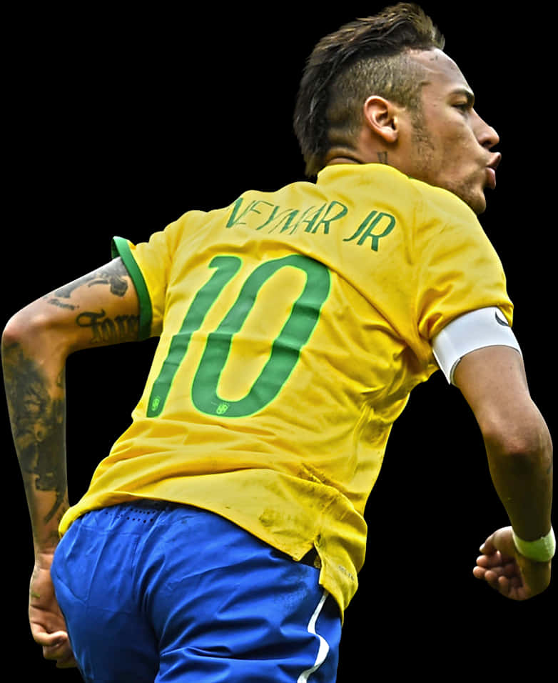 Neymar Jr Brasil Camiseta Número 10 Fondos de pantalla