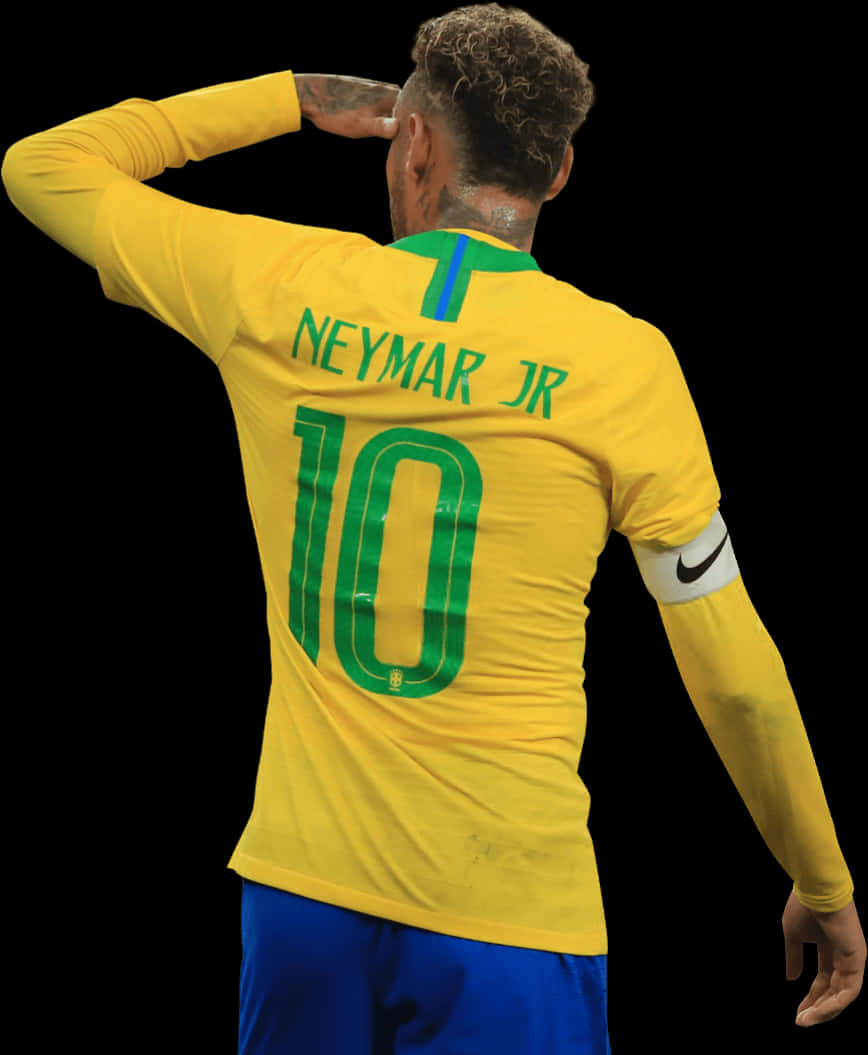 Neymar Jr Camiseta Brasil Número 10 Fondos de pantalla