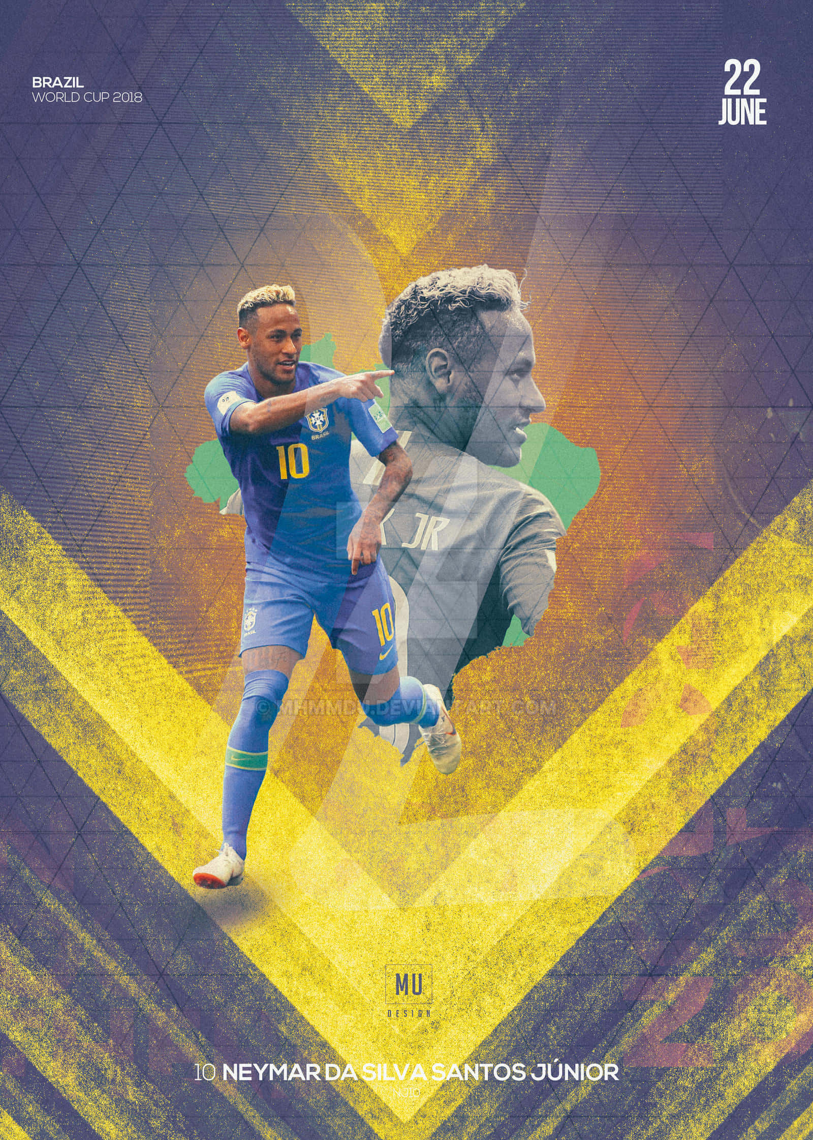 Neymar Jr en acción durante un partido de fútbol profesional Fondos de pantalla