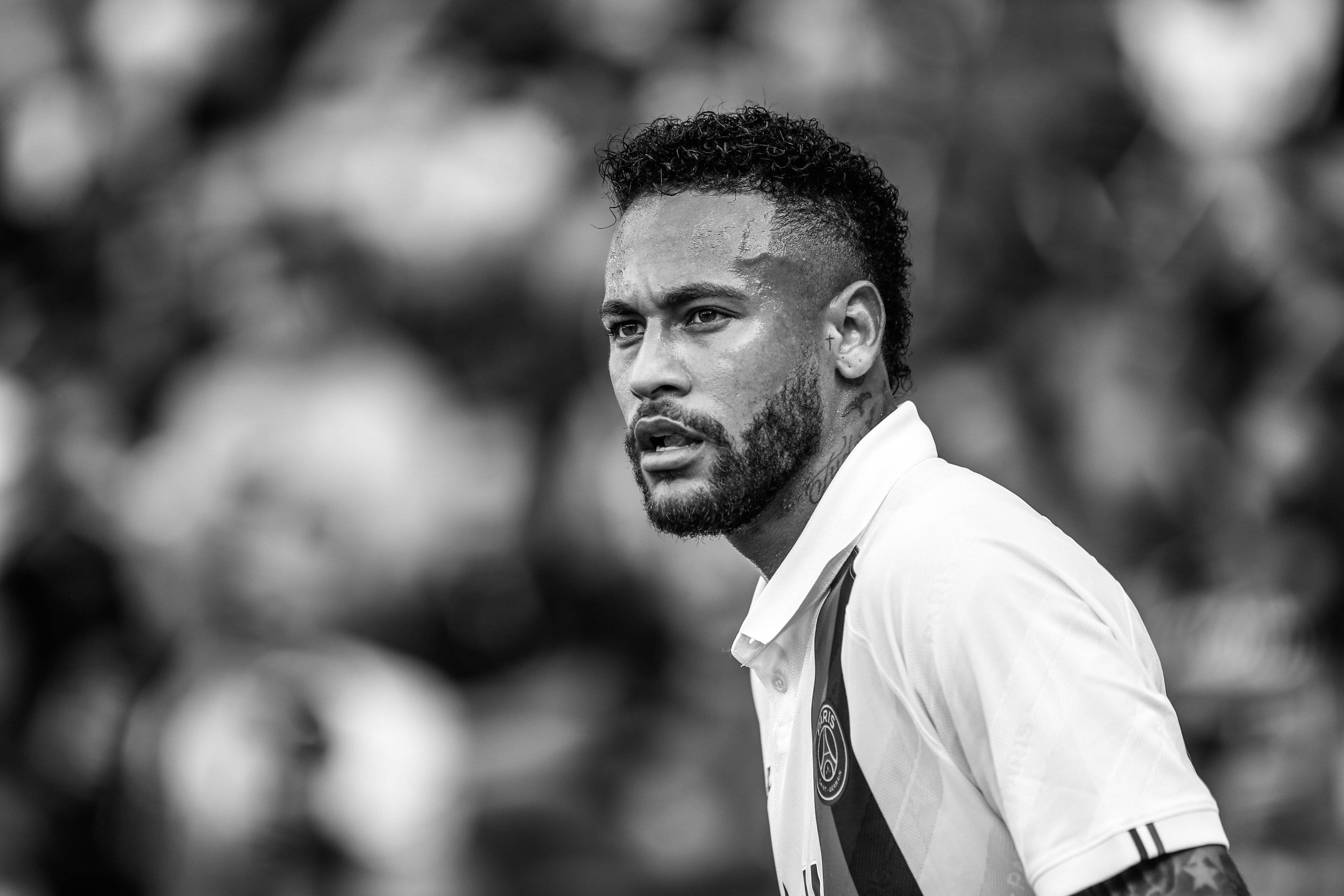 Neymar Jr en escala de grises genial Fondos de pantalla