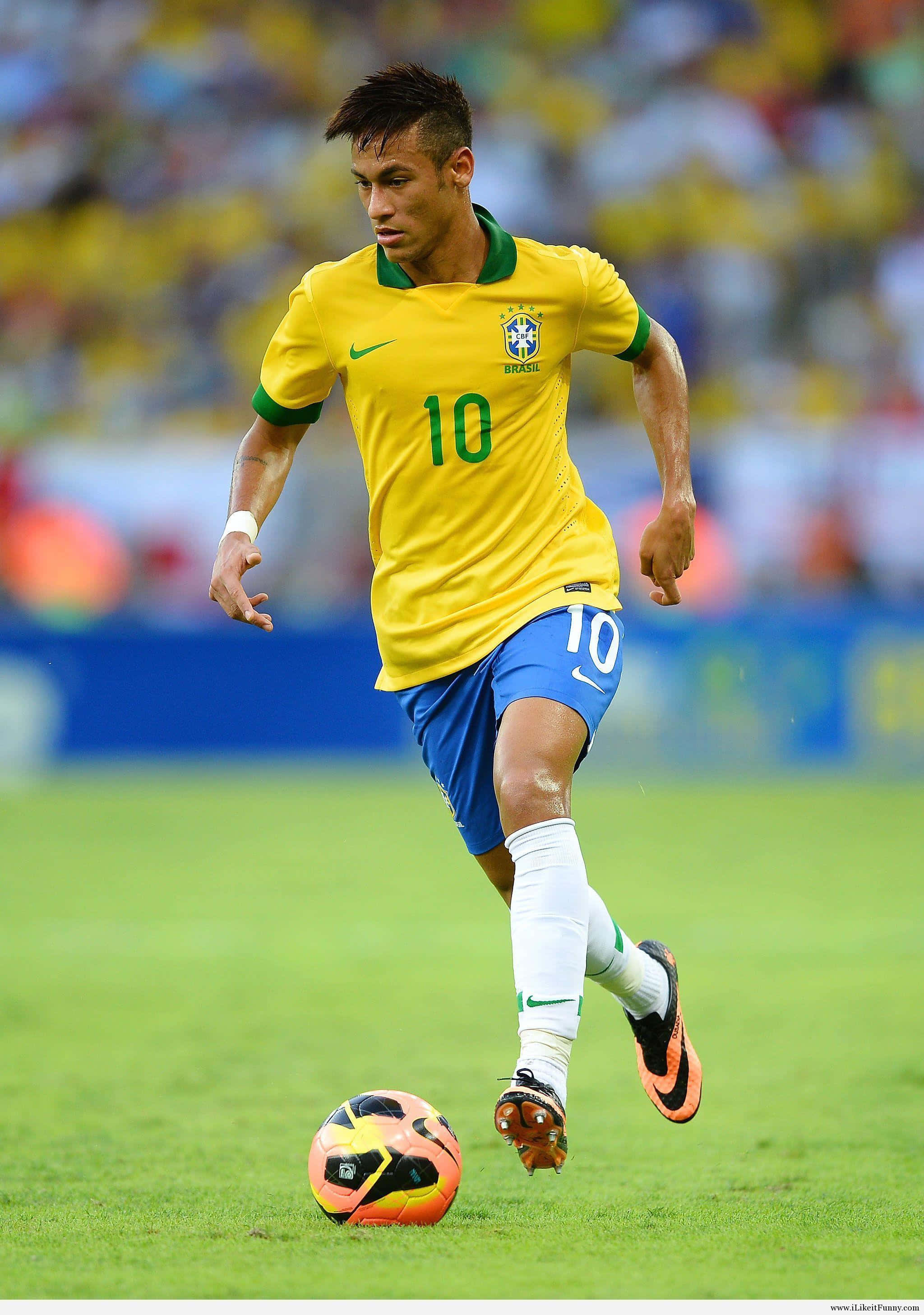 Neymar Jr. en pleno vuelo Fondos de pantalla