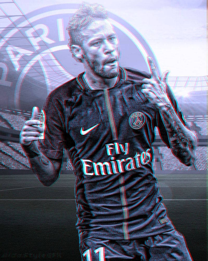 Fondo de pantalla del futbolista Neymar con el número 11.