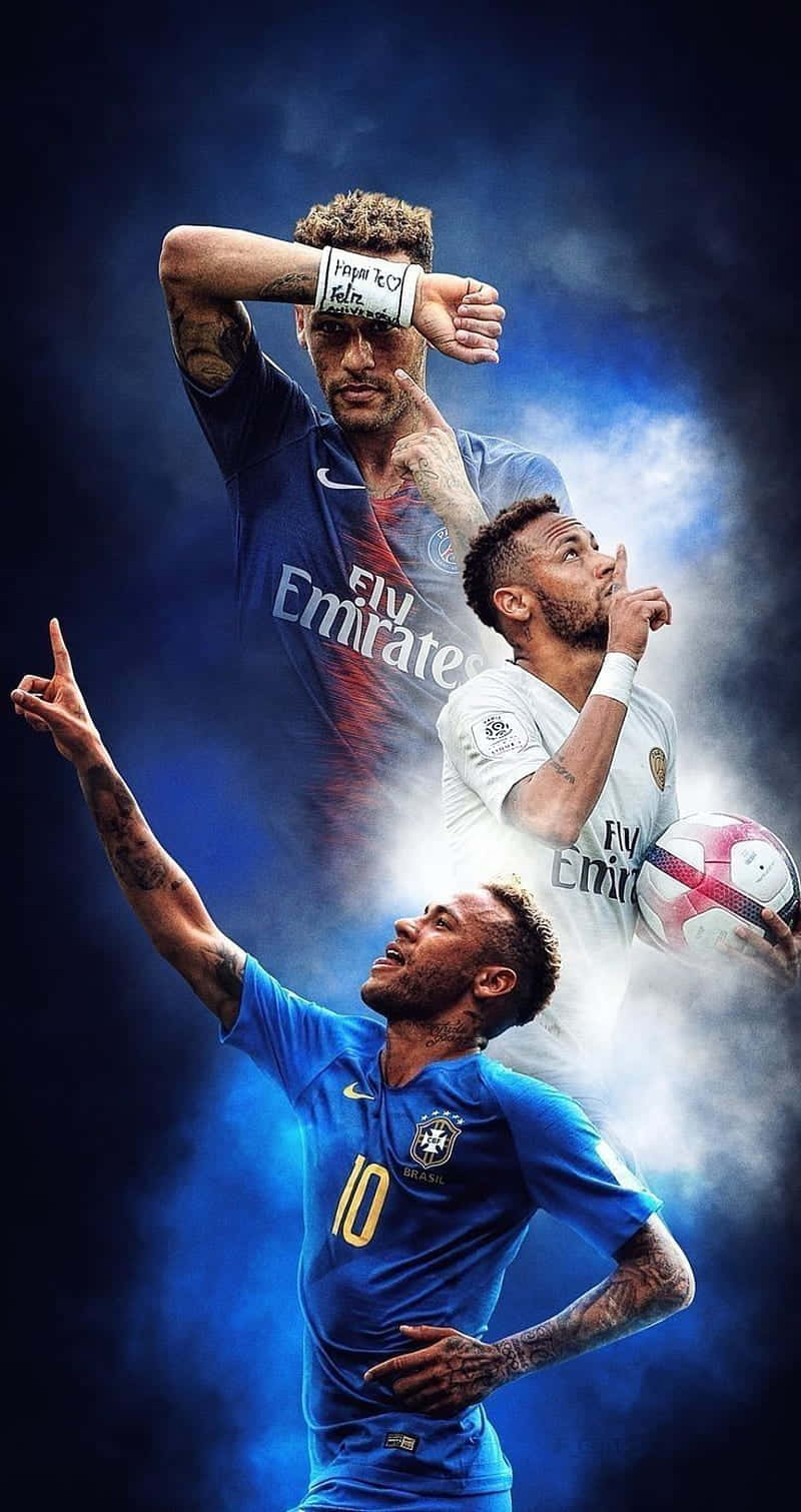 Neymar mostrando su control de balón Fondos de pantalla