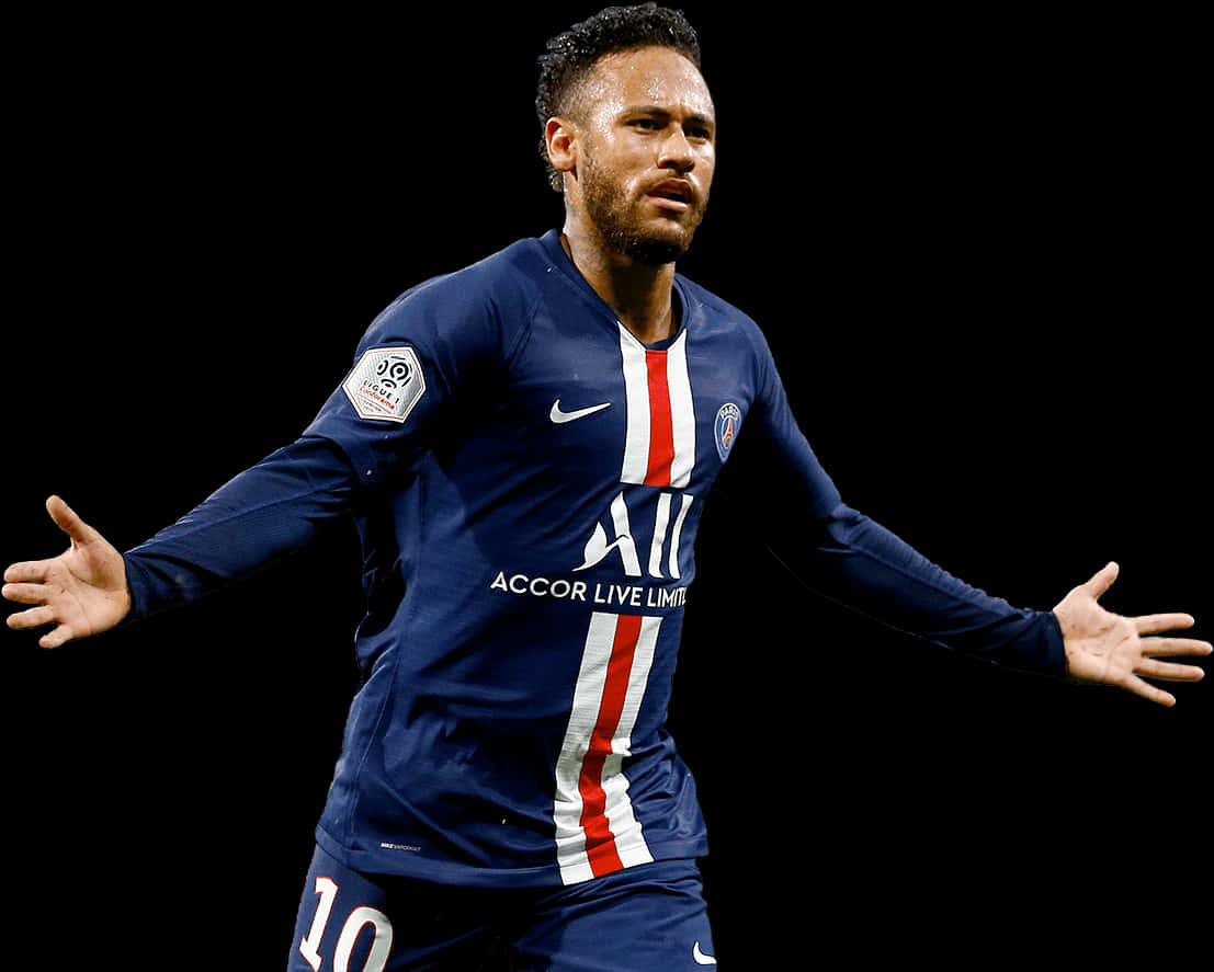 Neymar P S G en Acción Fondos de pantalla