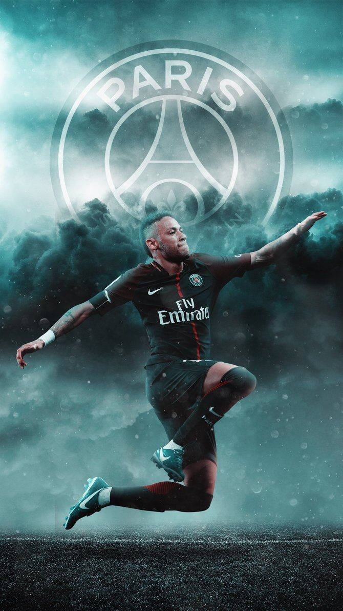 Fondo de pantalla de Neymar y el logotipo de RSG.