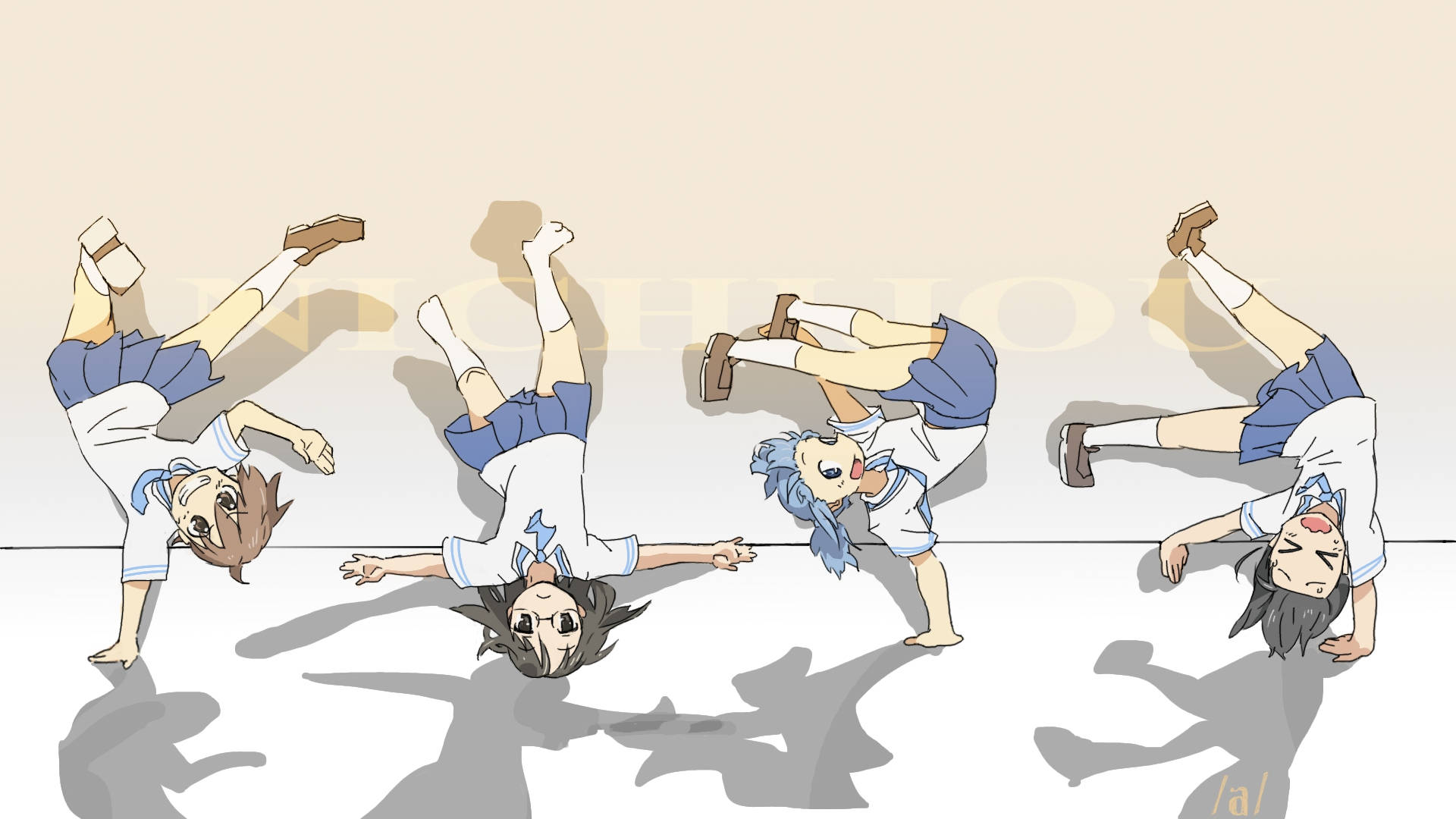 Nichijou Voltereta Fondos de pantalla
