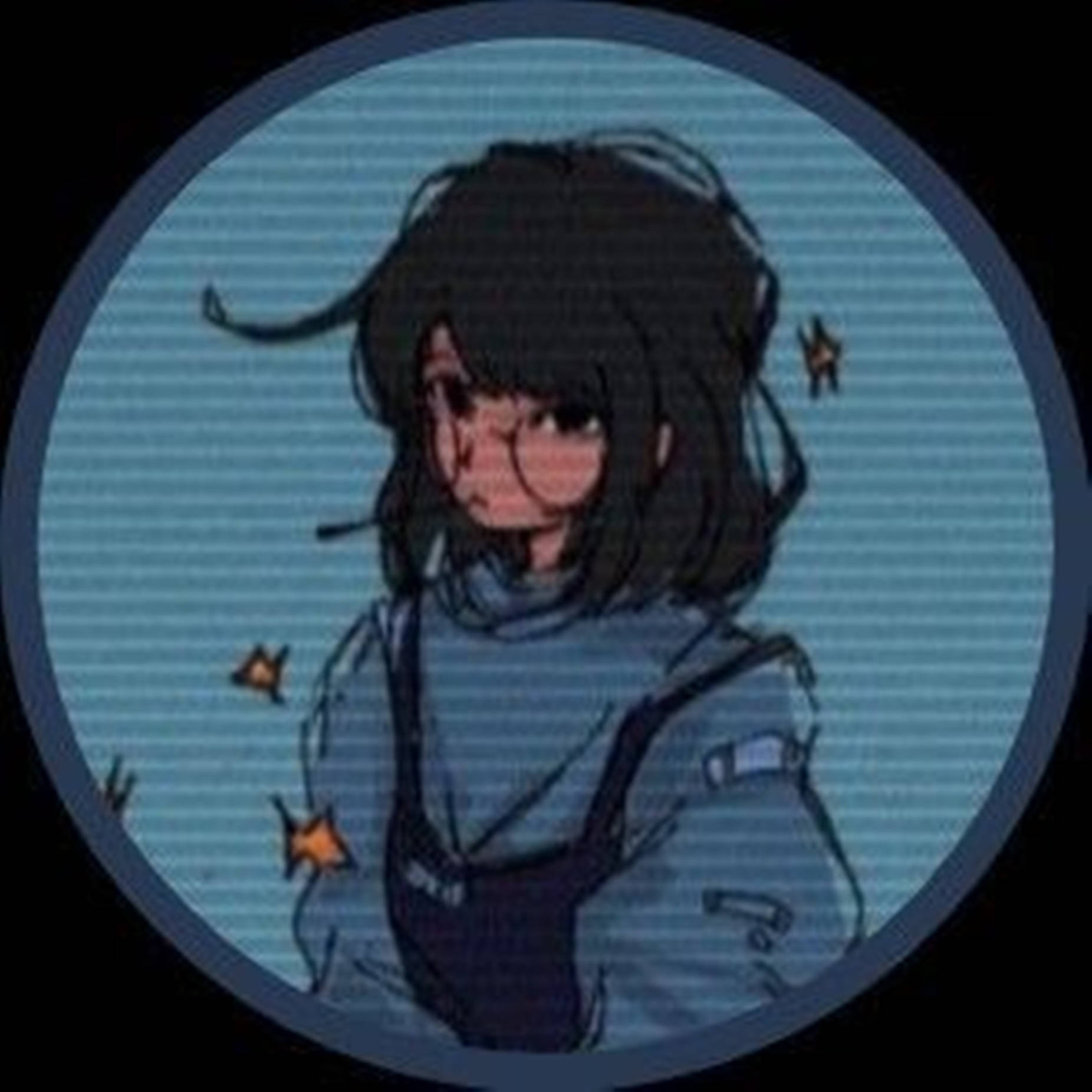 Niña Caricatura con Cabello Desordenado Foto de Perfil Única y Cool Fondos de pantalla
