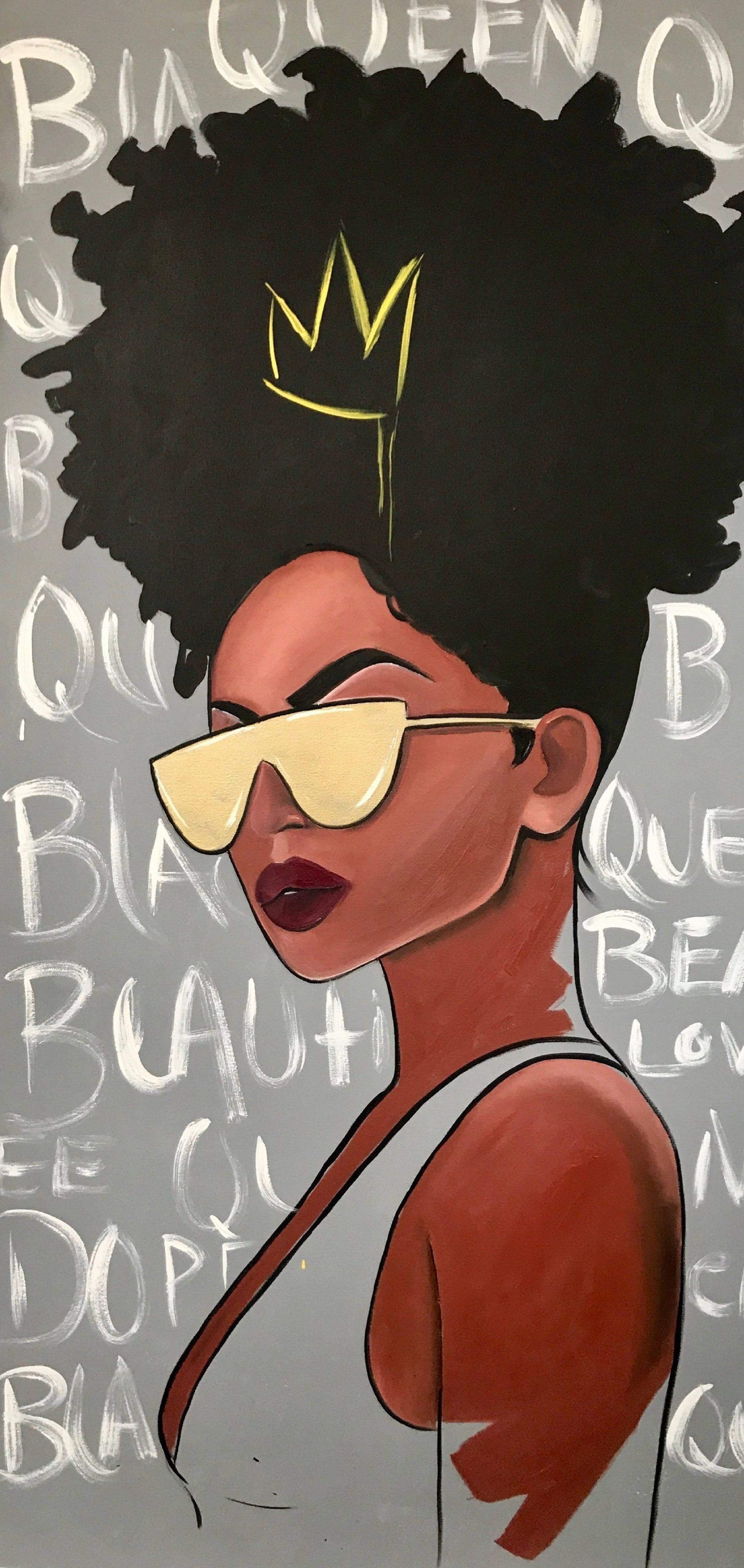 Niña Negra Linda Reina Fondos de pantalla