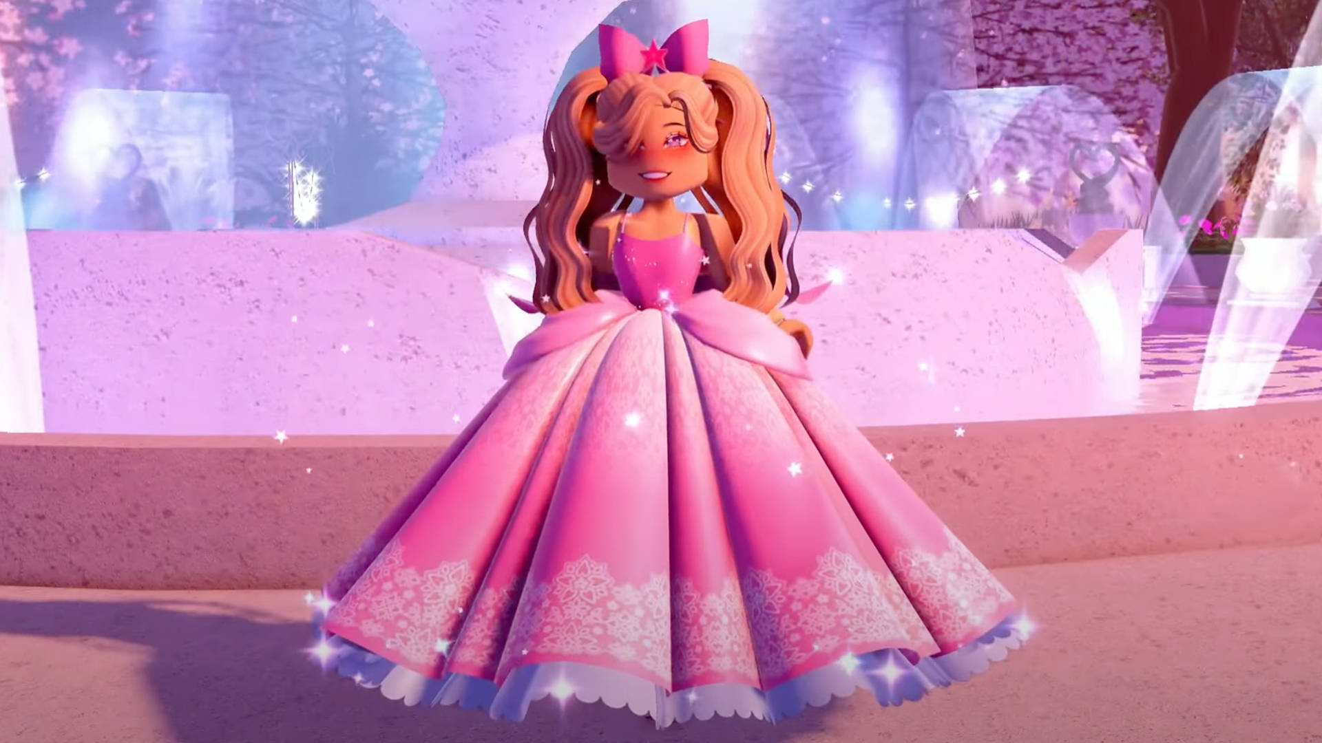 Niña Sonrojada en Roblox Royale High Fondos de pantalla