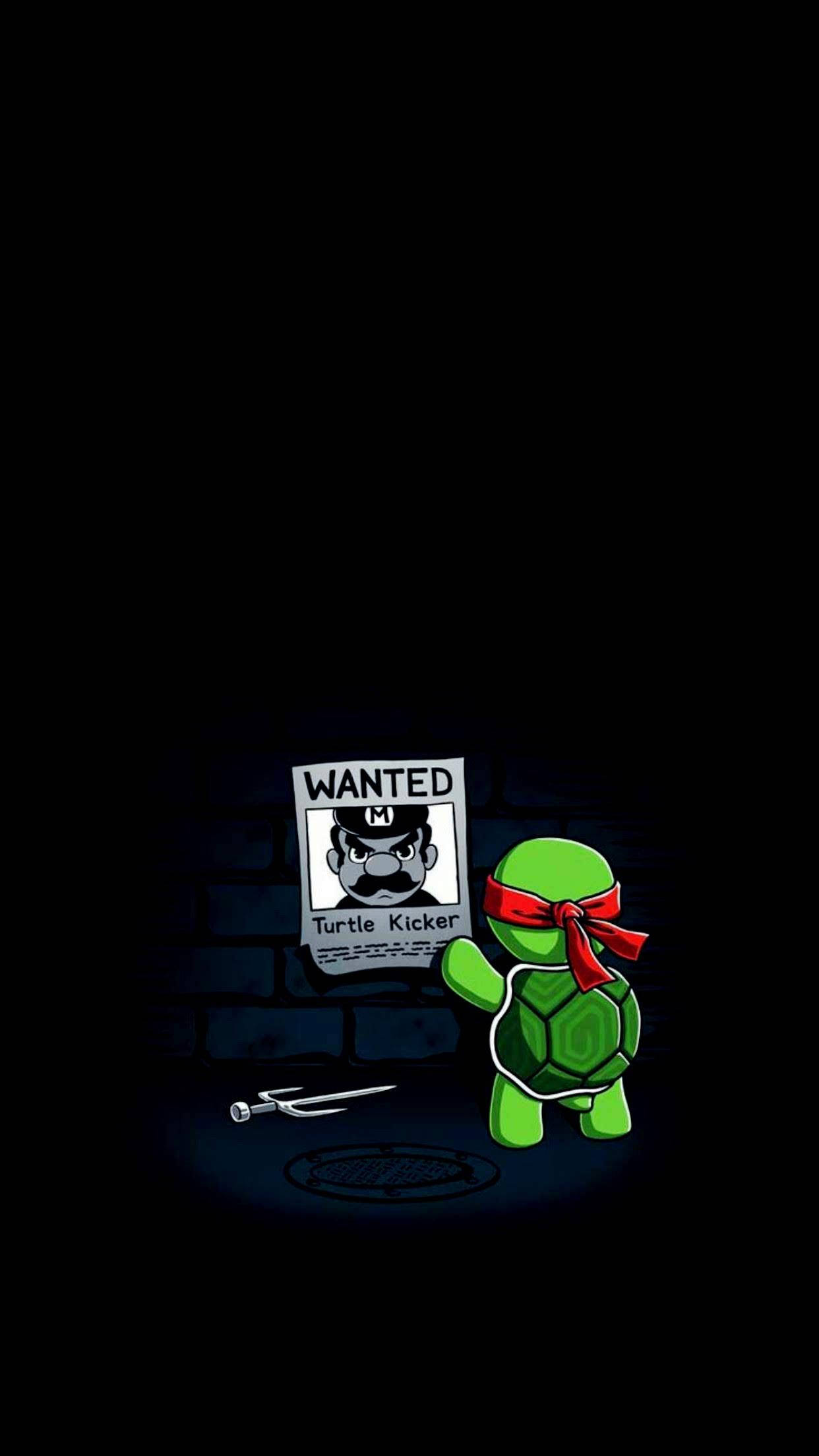 Ninja Tortuga Linda Buscada por Patadas Fondos de pantalla