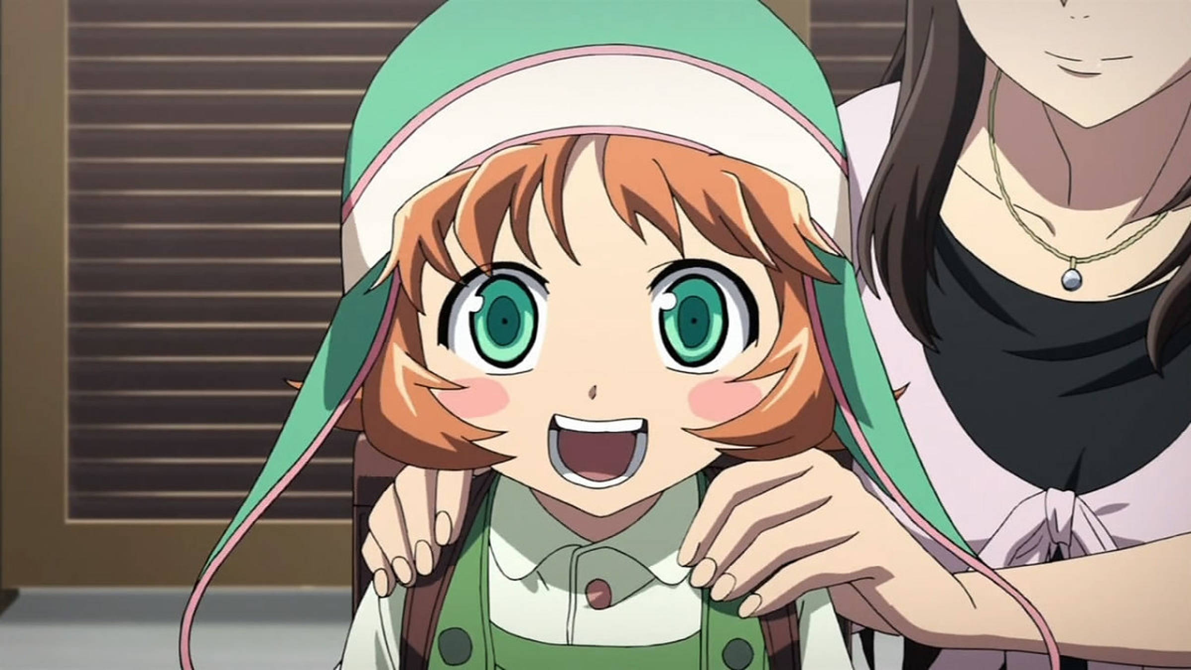 Niño Anime de Ojos Verdes Fondos de pantalla