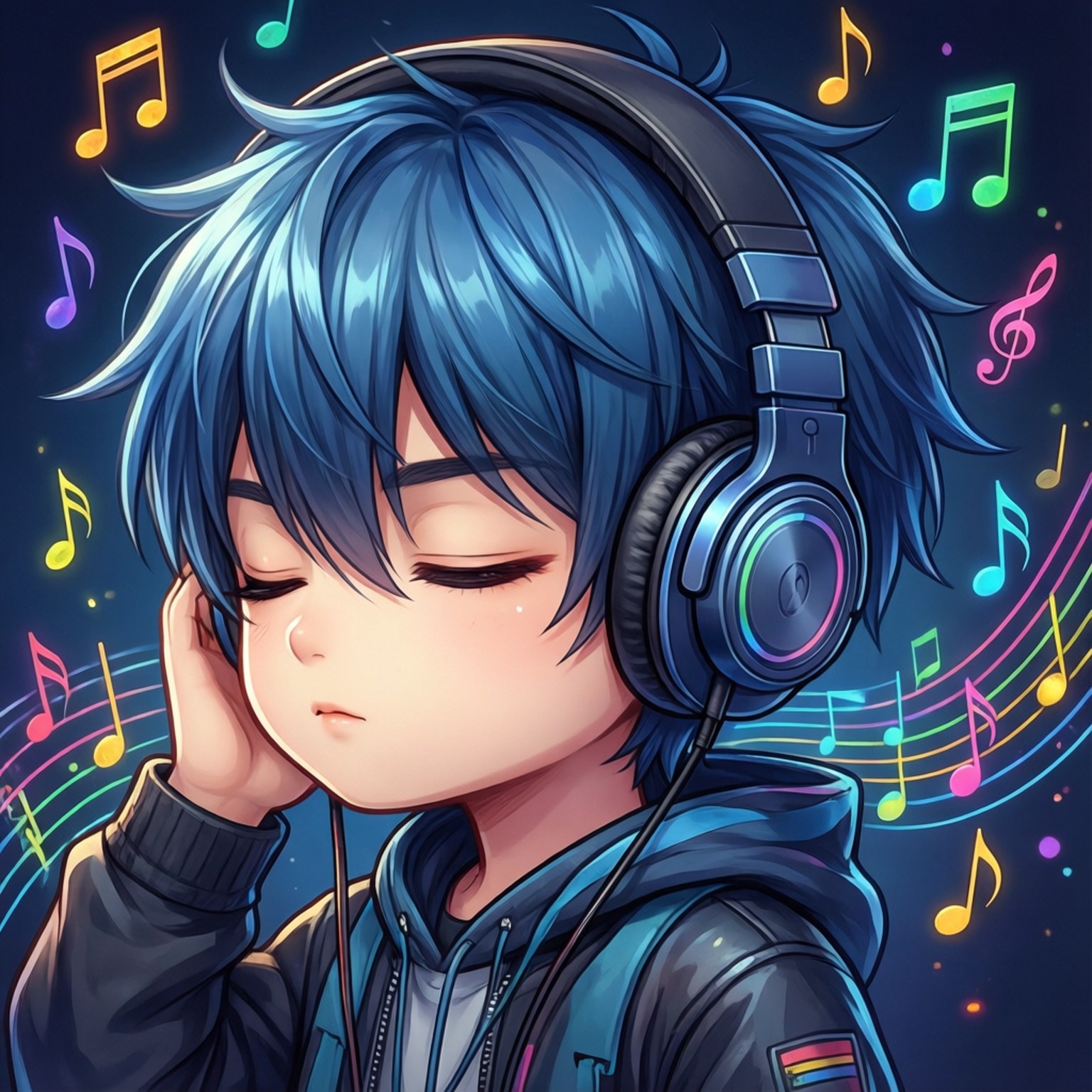Niño con Audífonos de Música Fondos de pantalla