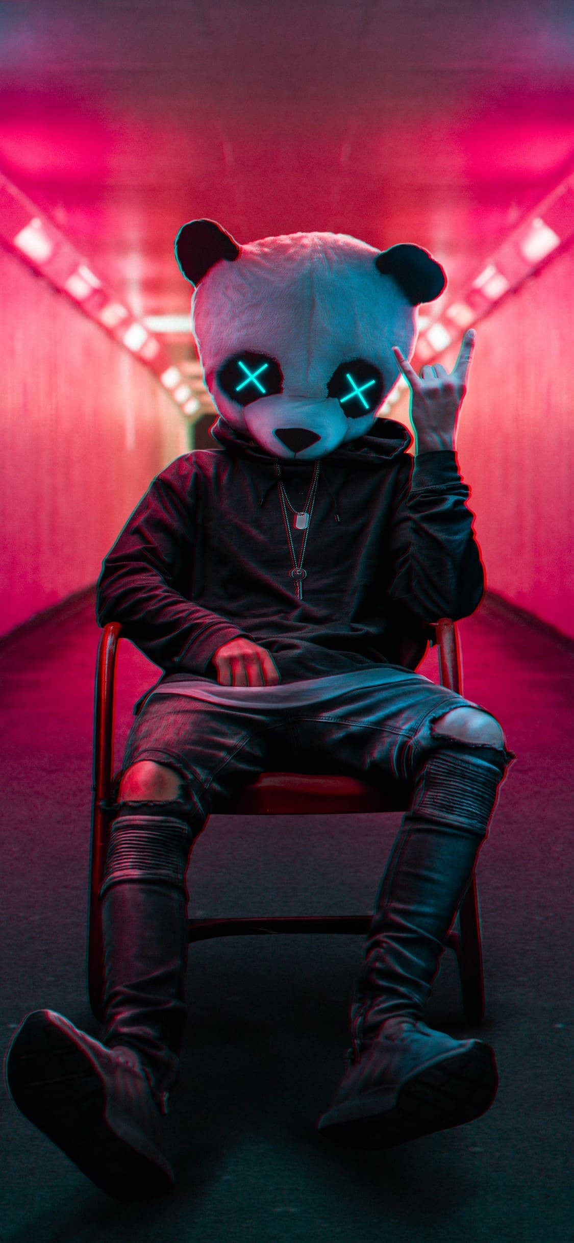 Niño Panda iPhone 11 Pro Max Fondos de pantalla