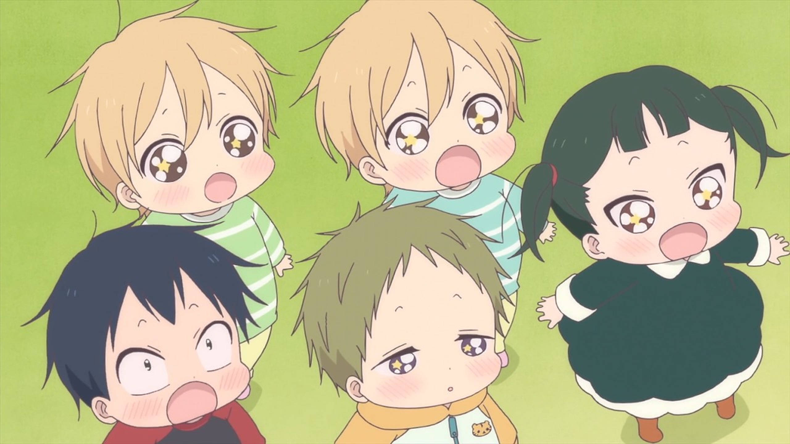 Niños anime encantadores Fondos de pantalla
