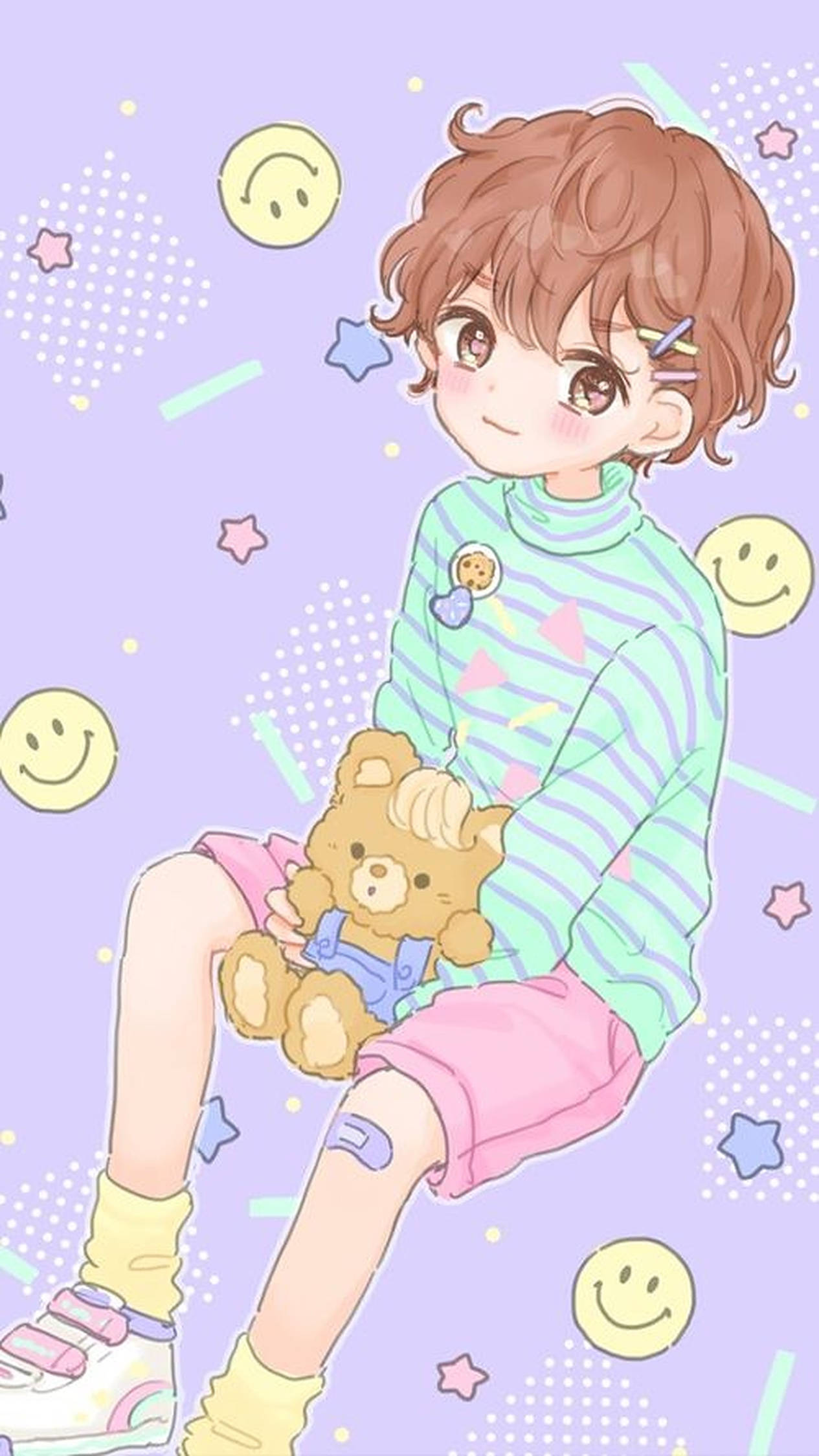 Niños Anime Pastel Fondos de pantalla
