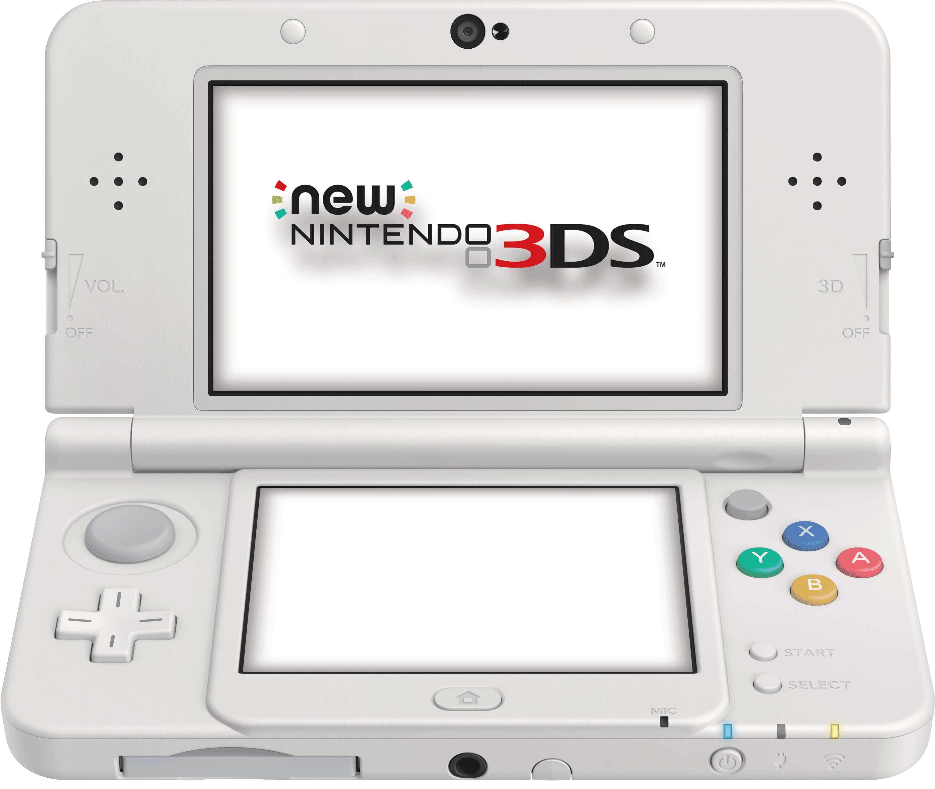 Nintendo 3DS Blanco Abierto Fondos de pantalla