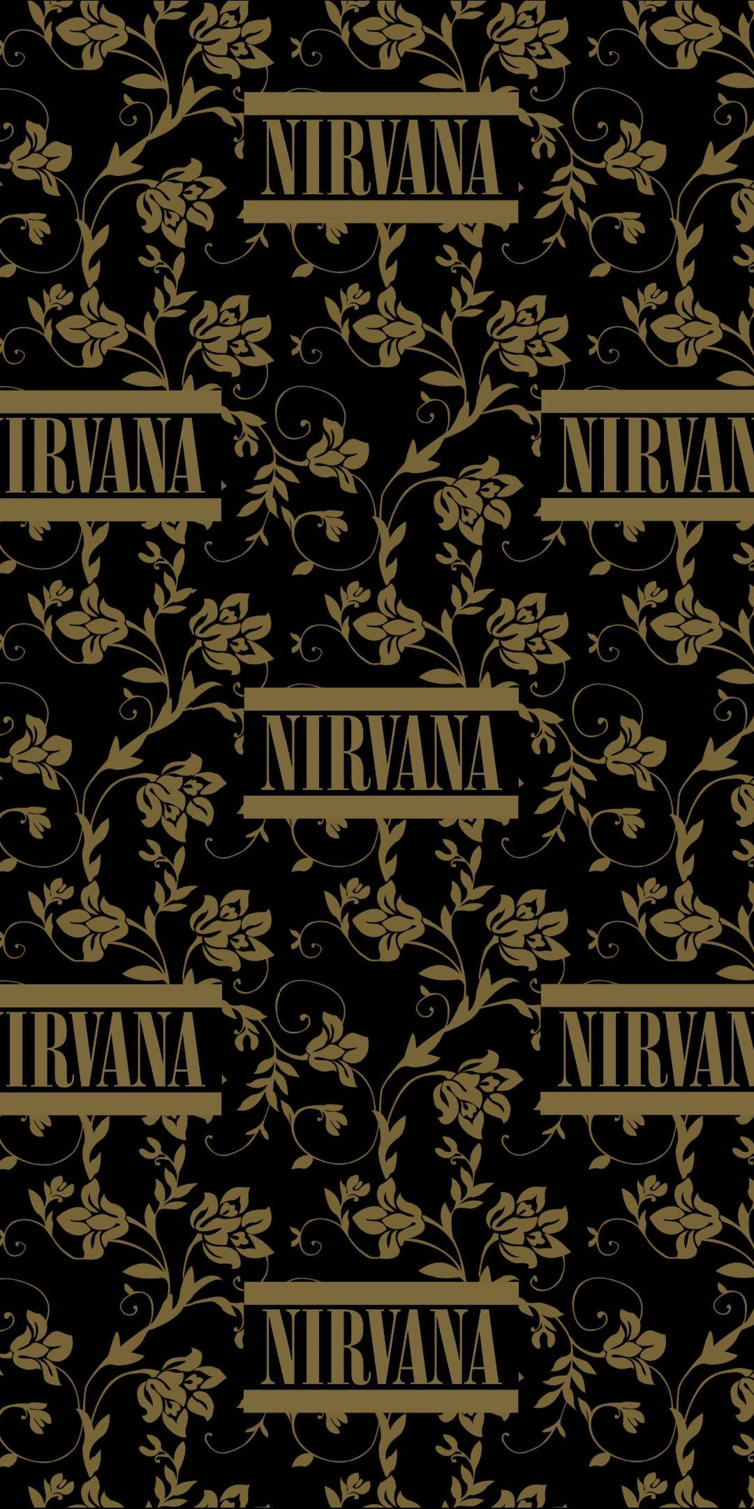 Nirvana Dorado Negro Fondos de pantalla
