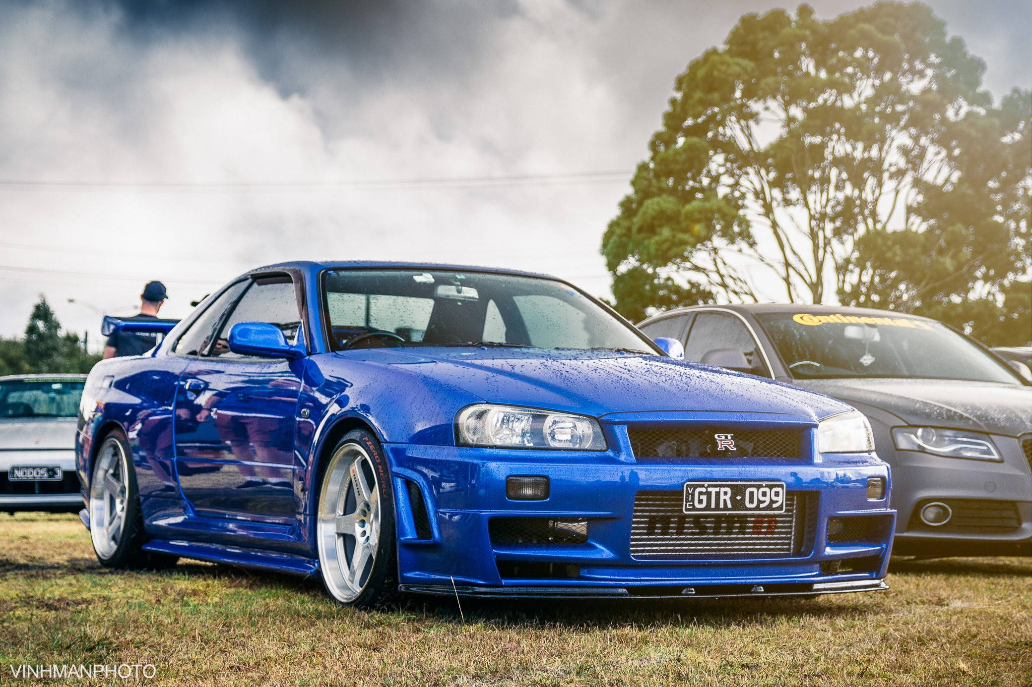Nissan Skyline GTR R34 Azul Brillante Fondos de pantalla