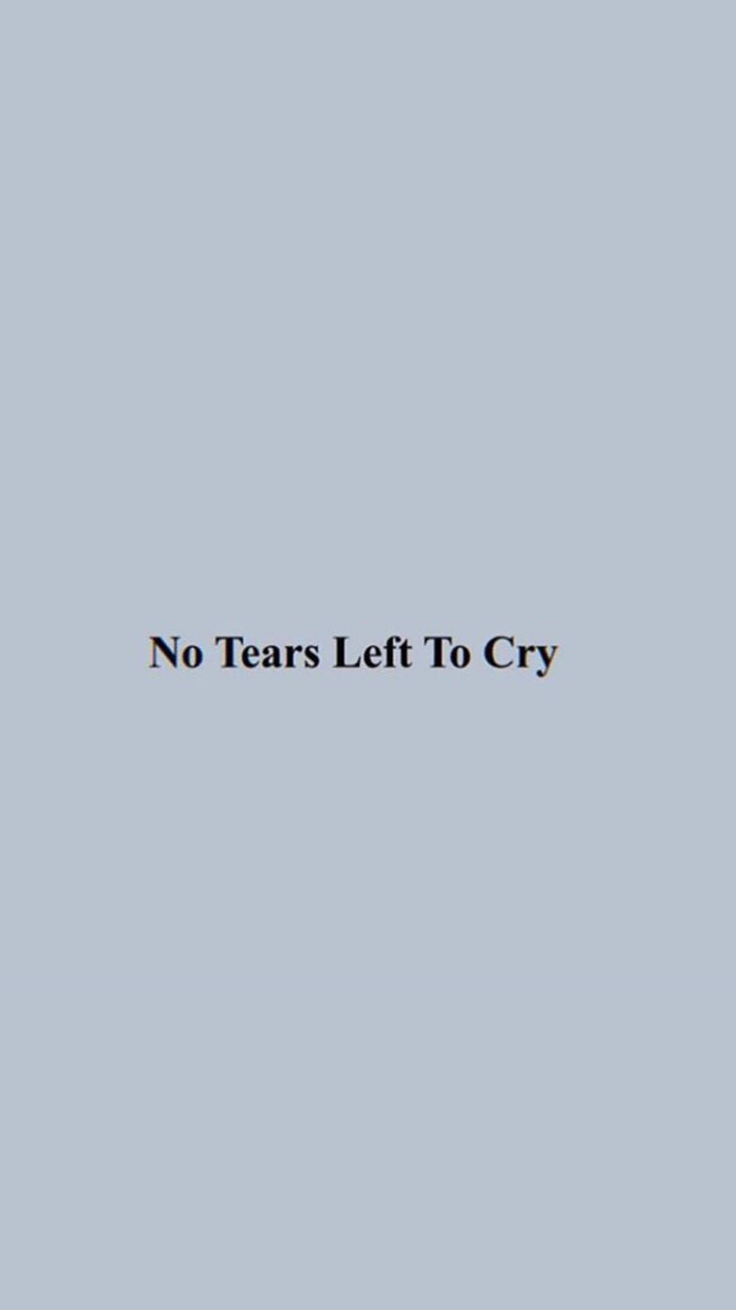 No Tears Left To Cry Estética para iPhone Fondos de pantalla