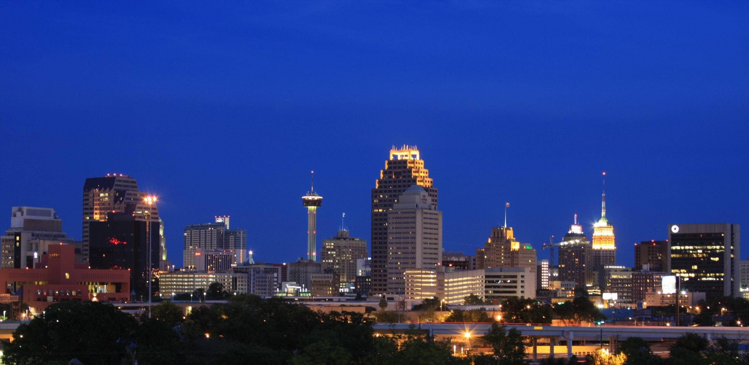Noche Azul de San Antonio Fondos de pantalla