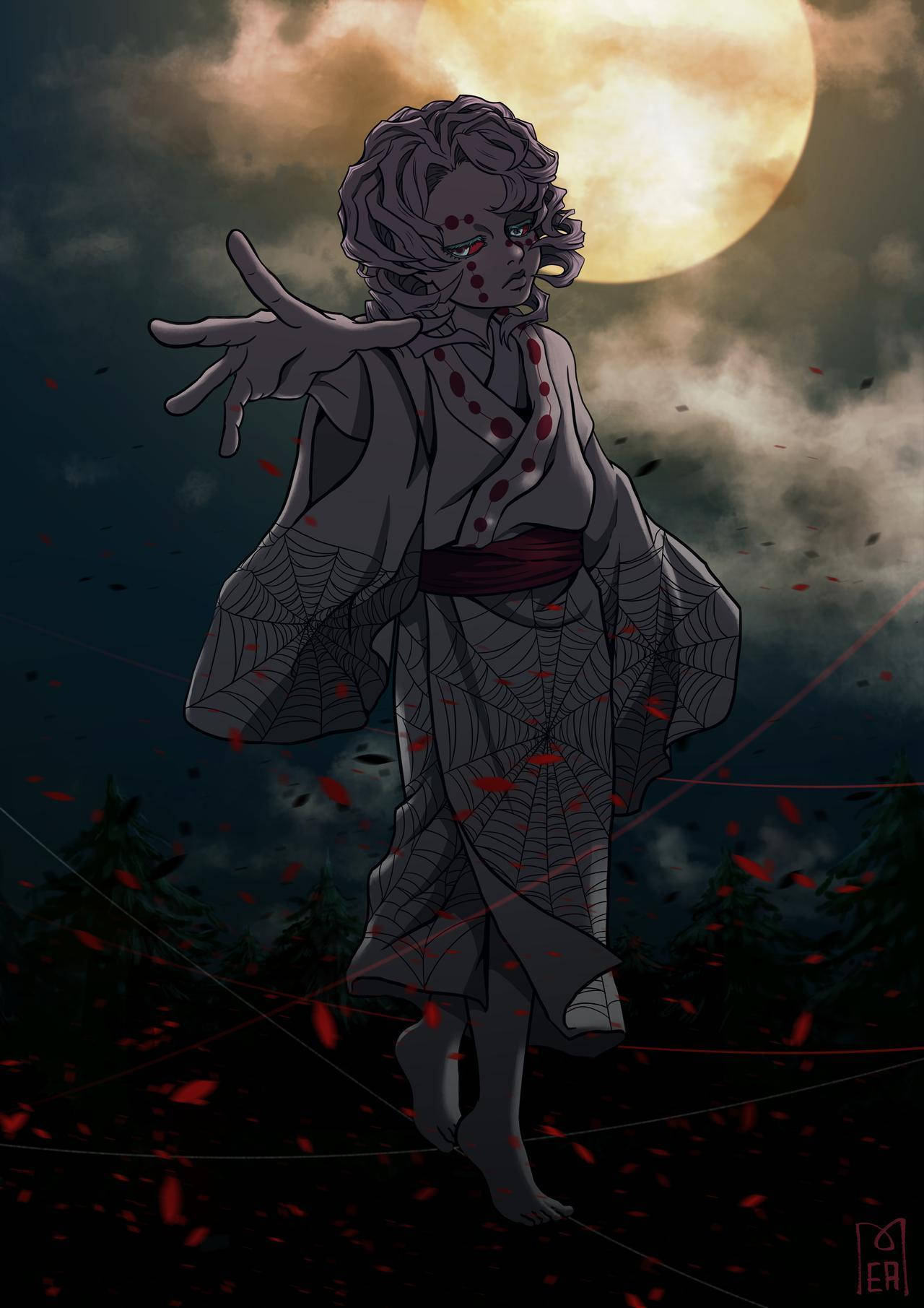 Noche con Rui Demon Slayer Fondos de pantalla