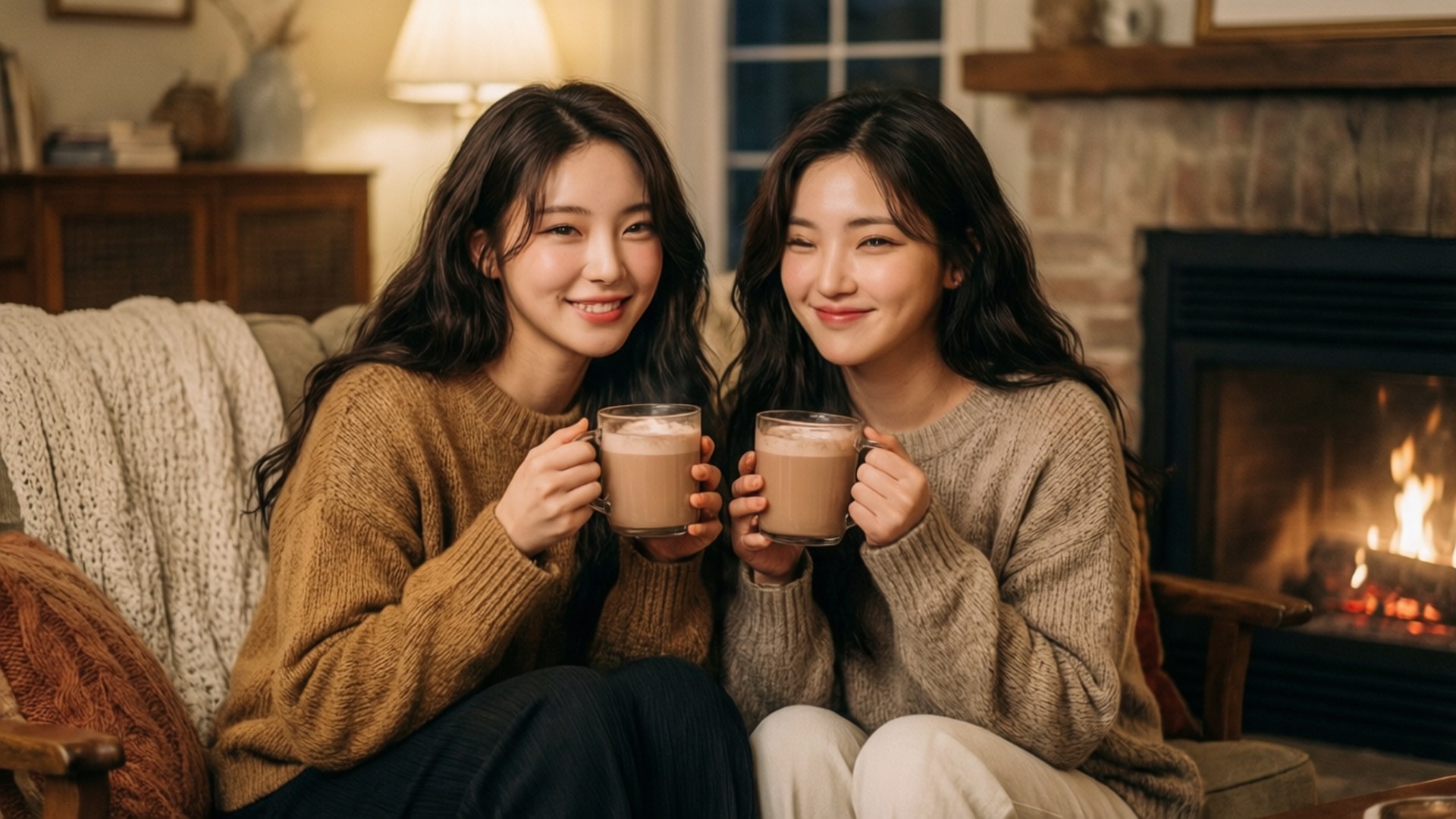 Noche de Invierno Acogedora de TWICE Fondos de pantalla