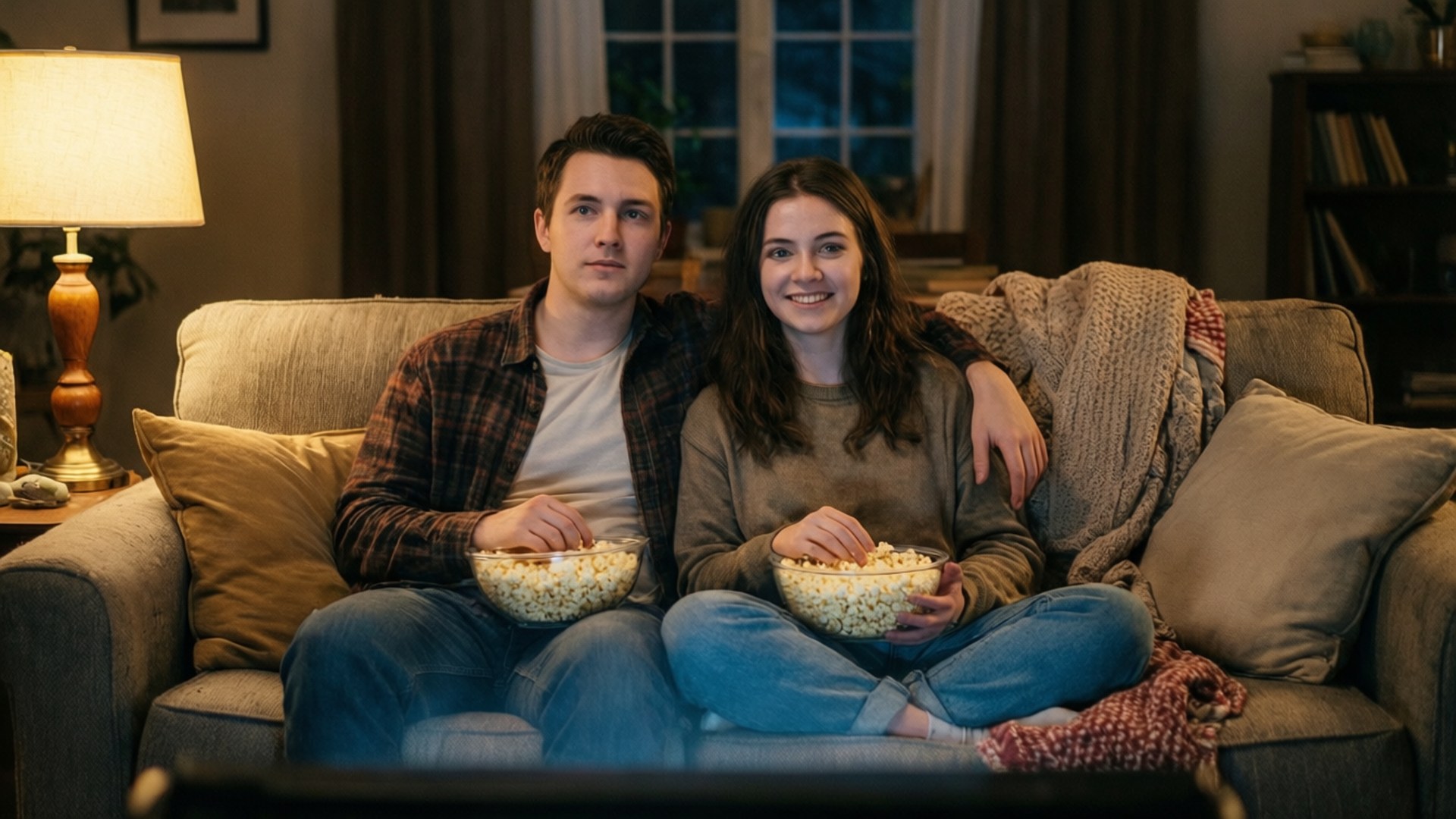 Noche de película y abrazos Fondos de pantalla