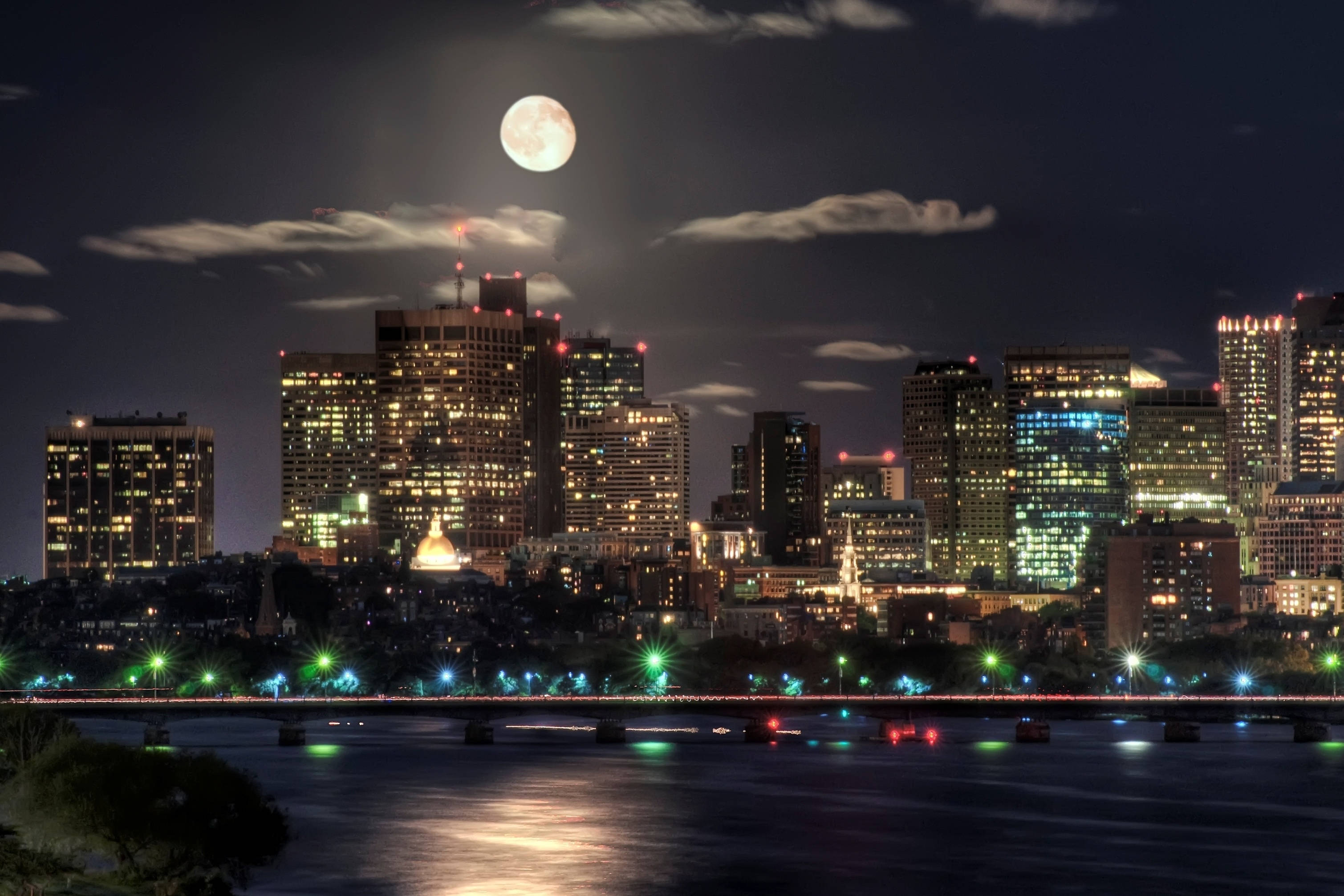Noche en la Ciudad Fondos de pantalla