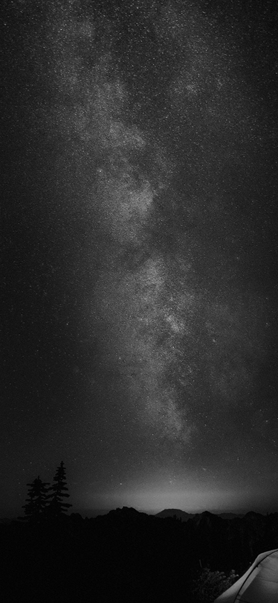 Noche Estrellada Negro Apple iPhone Fondos de pantalla