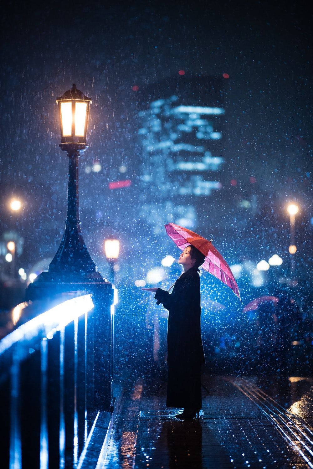 Noche Lluviosa Ininterrumpida Fondos de pantalla