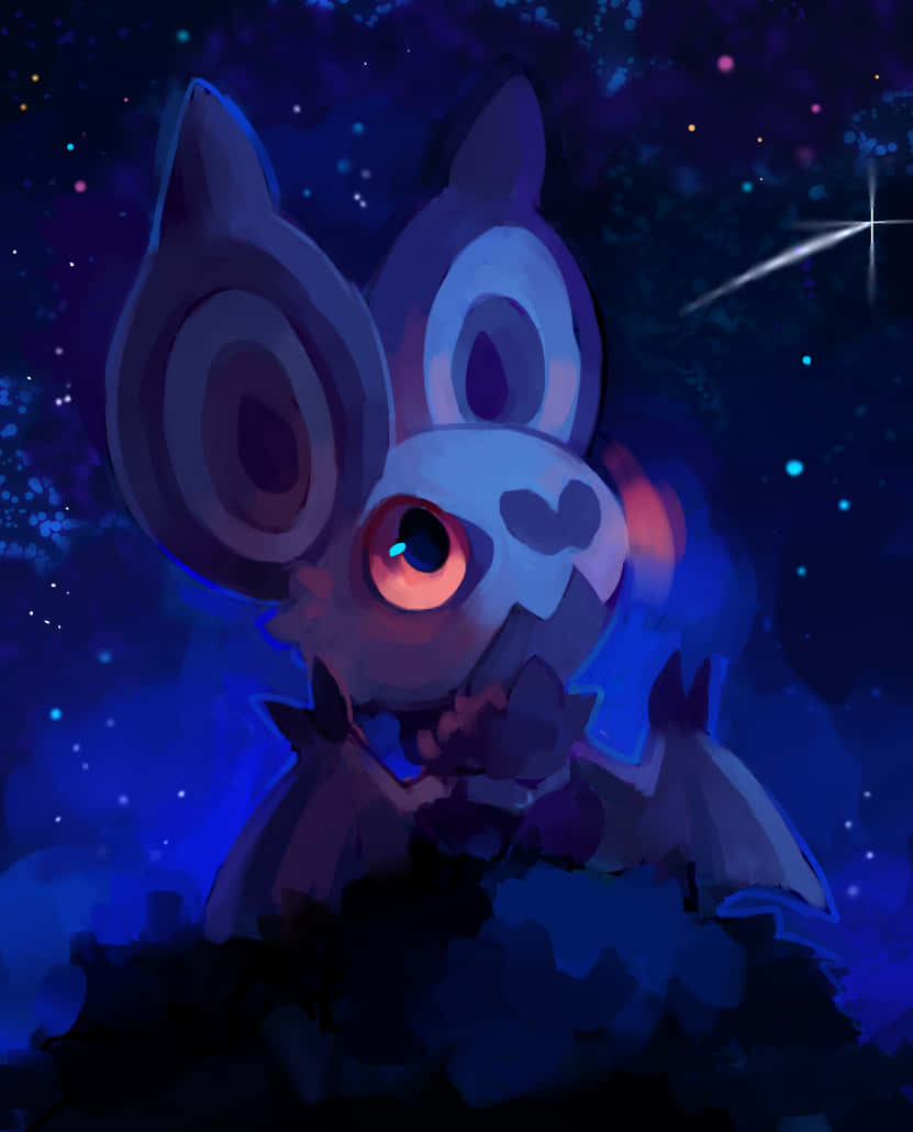 Noibat bajo el cielo nocturno azul Fondos de pantalla