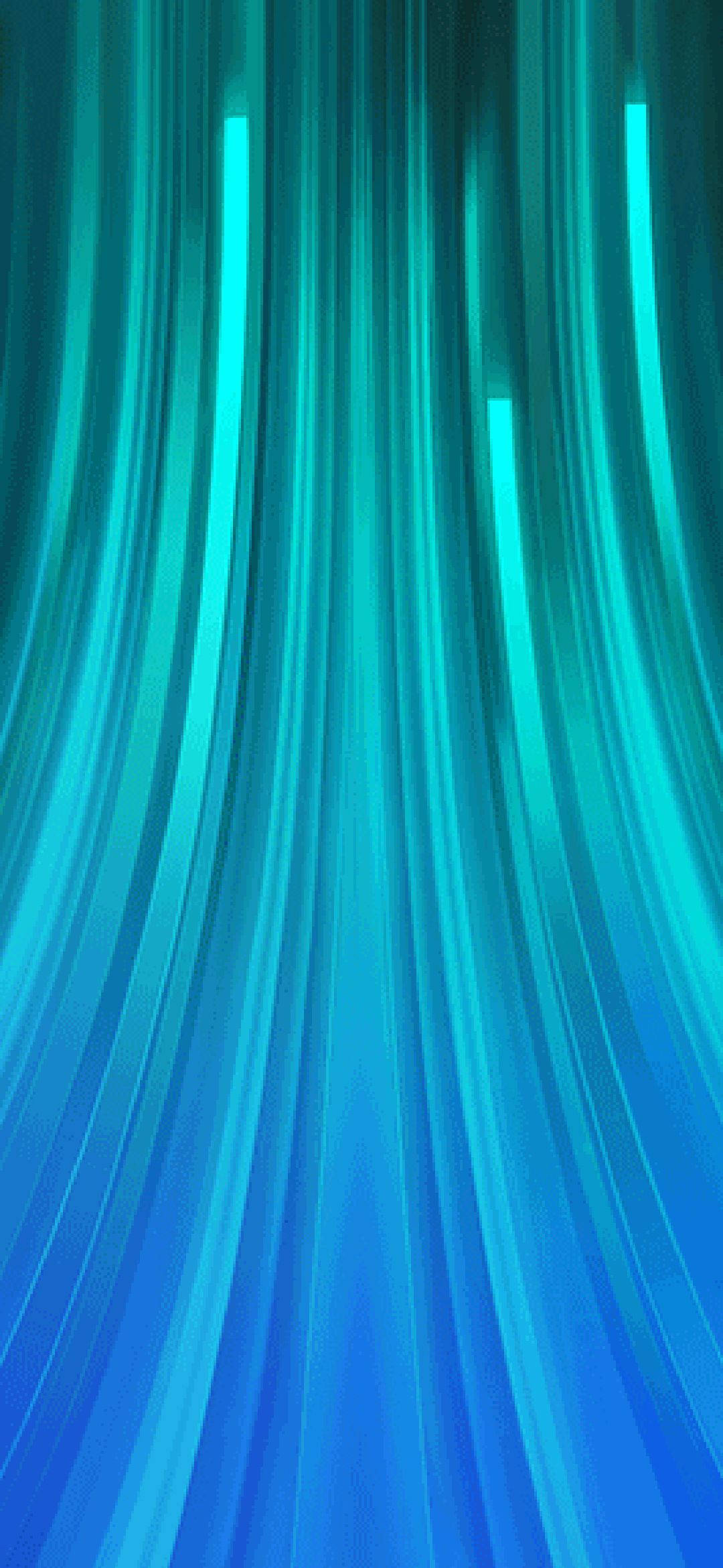 Note 8 Líneas Verdes y Azules Fondos de pantalla