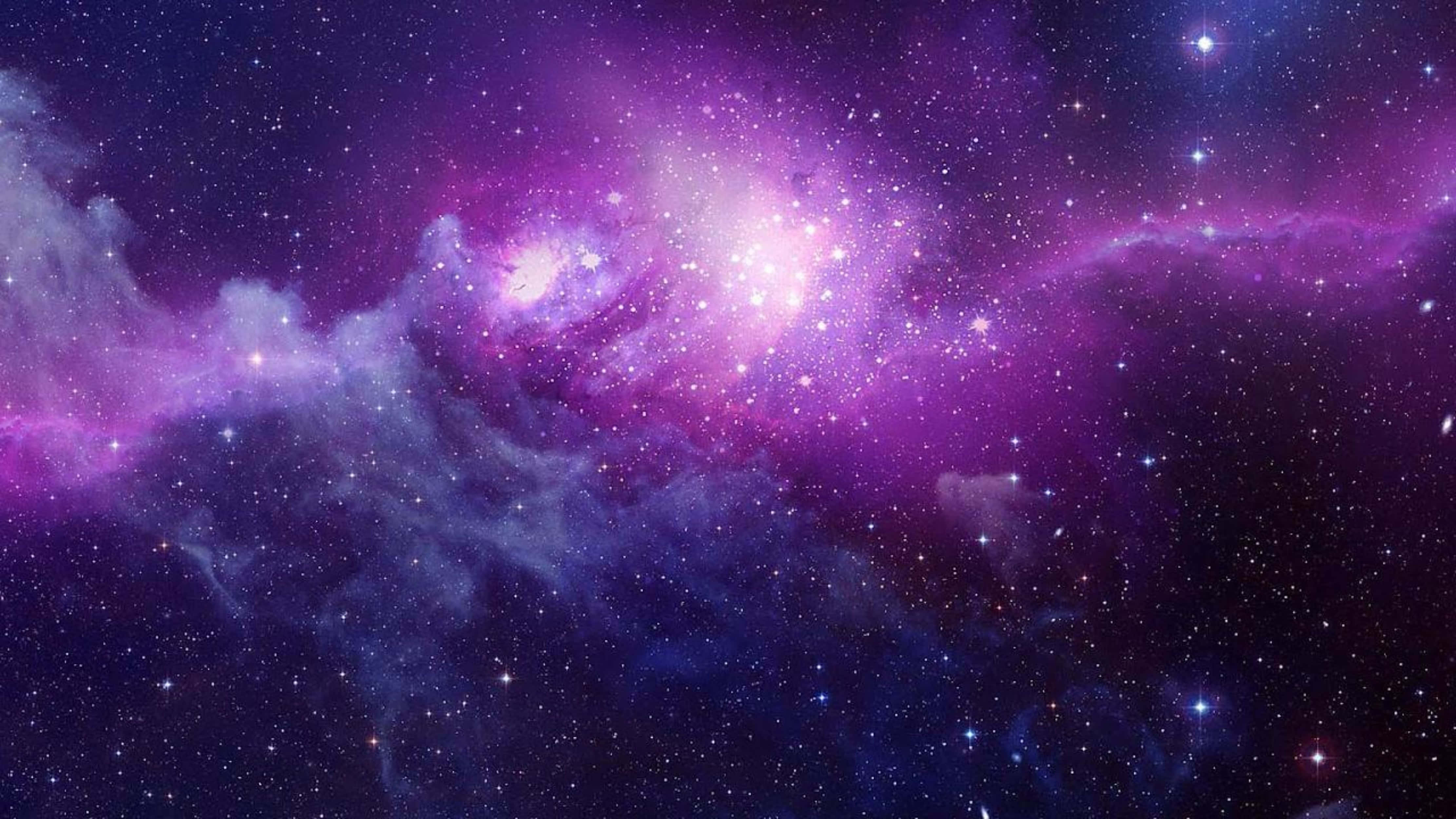 Nube de gas cósmico púrpura del universo en 4K Fondos de pantalla