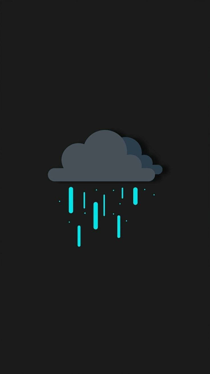 Nube de Lluvia Estética Simple Fondos de pantalla