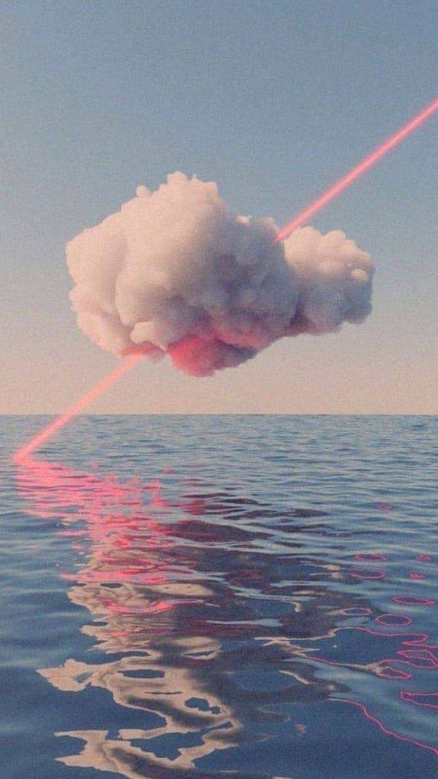 Nube Estética y Agua Serena Fondos de pantalla