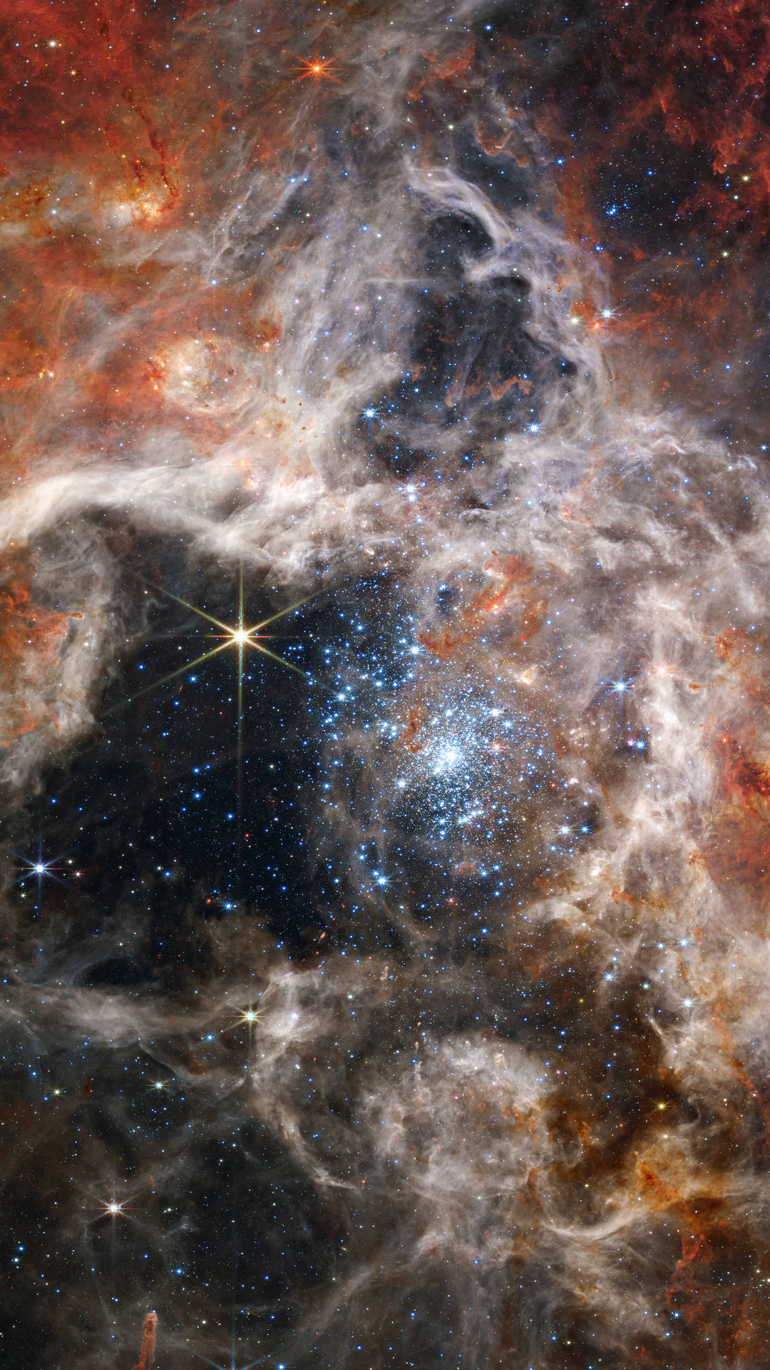 Nubes de Nebulosa en el Espacio 4K para Celular Fondos de pantalla