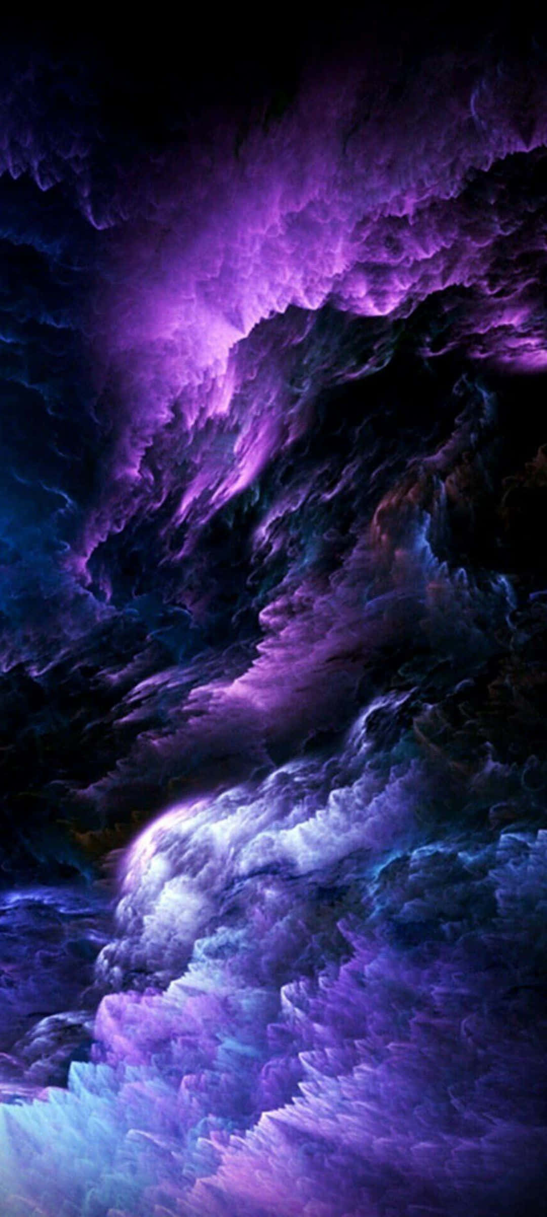 Nubes de Tormenta Púrpura Abstracto Fondos de pantalla