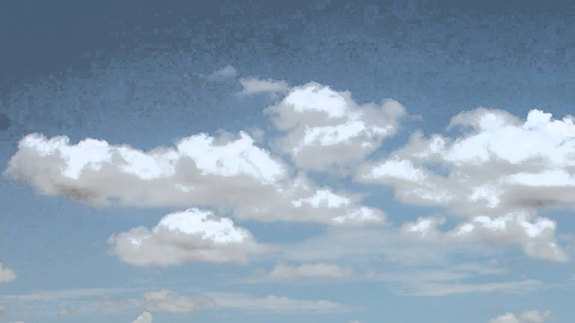 Nubes estéticas con efecto de filtro Fondos de pantalla