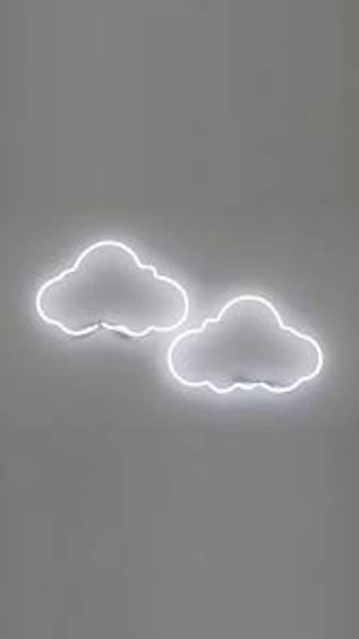 Nubes estéticas gris claro Fondos de pantalla