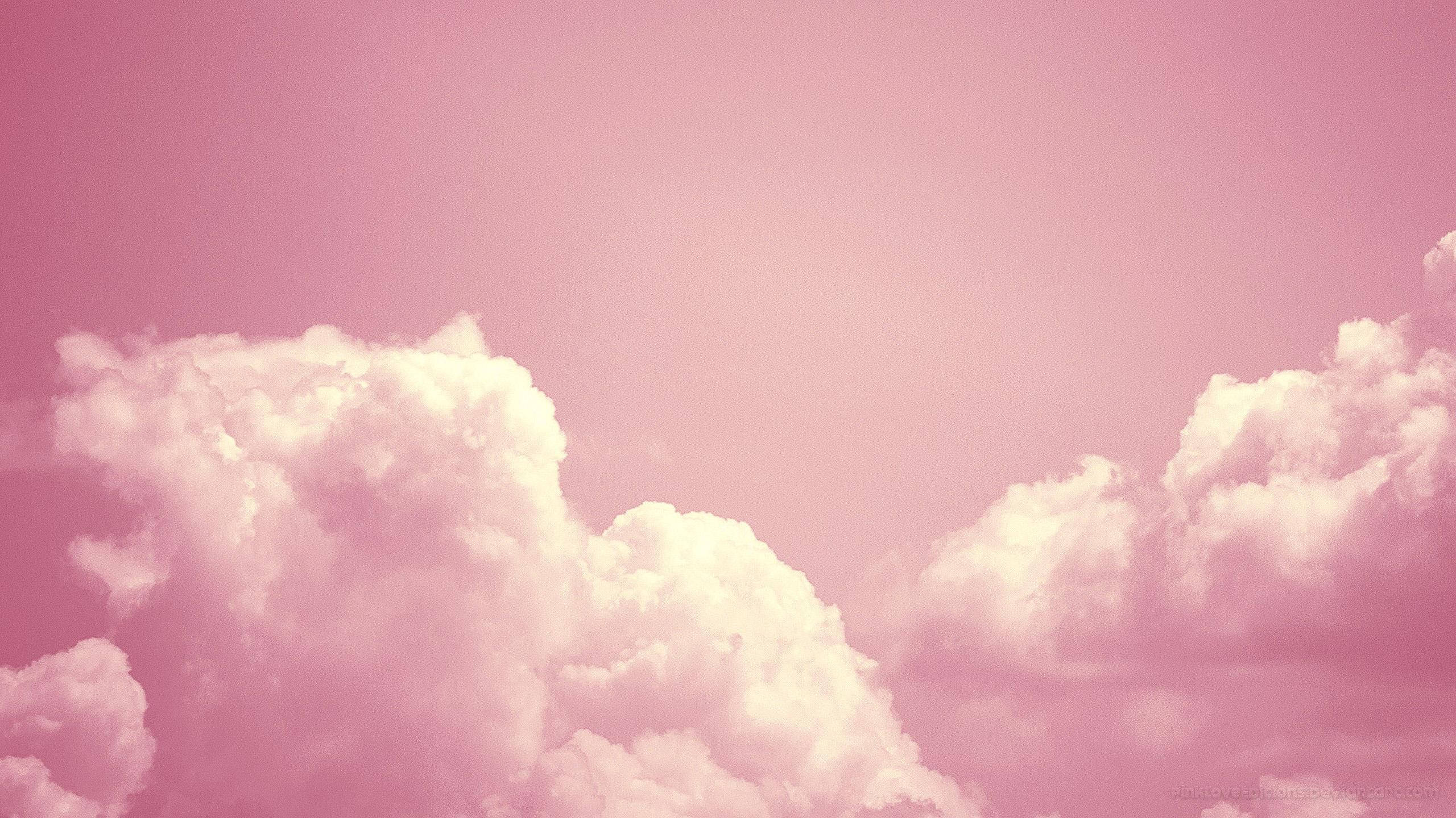Nubes Estéticas Rosas Fondos de pantalla