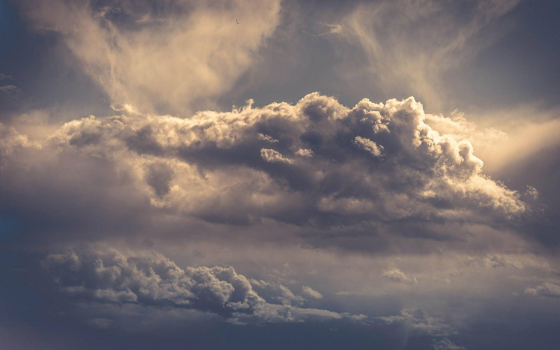 Nubes Marrones Oscuras Estéticas Fondos de pantalla