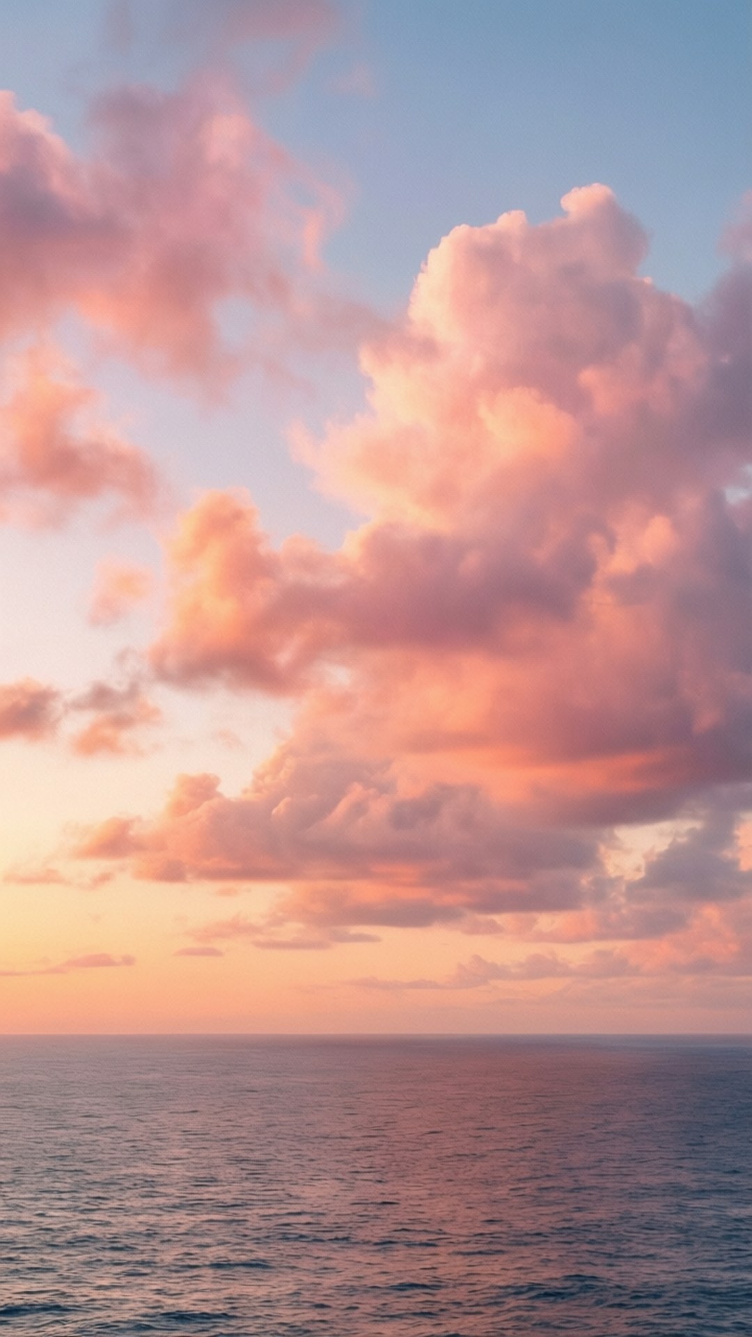 Nubes Pastel al Atardecer Fondos de pantalla