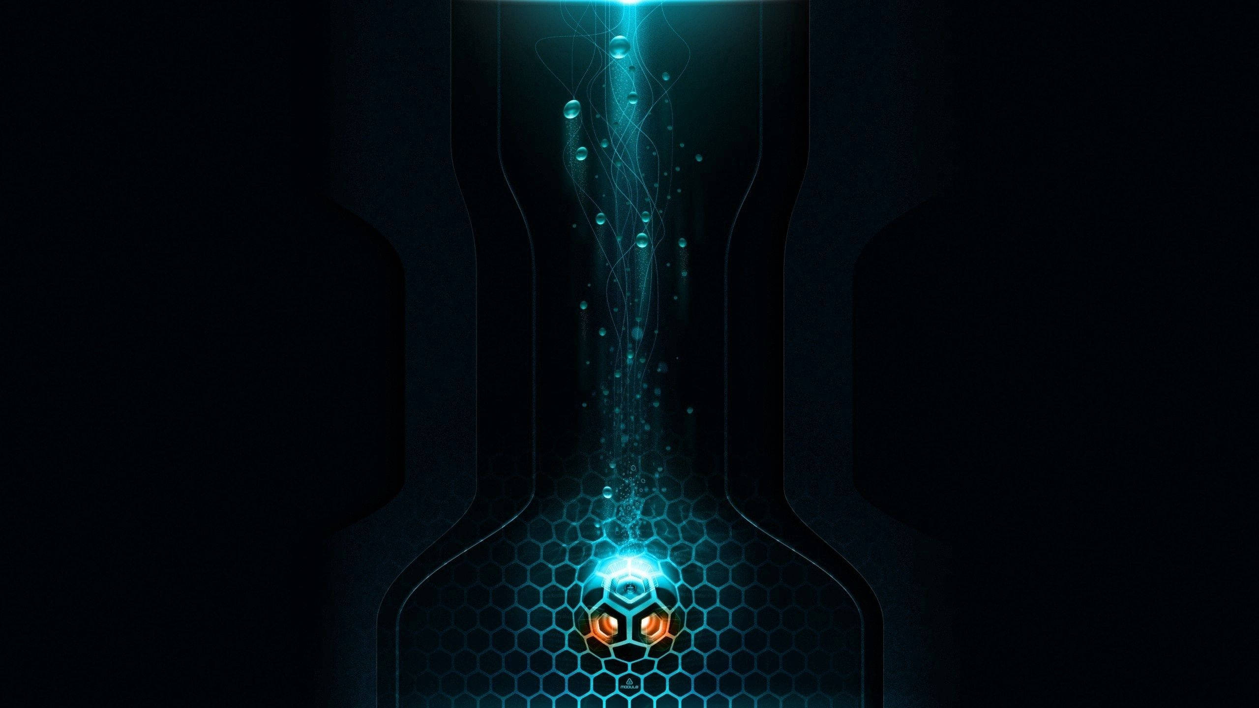 Núcleo Mecánico Brillante Oscuro Fondos de pantalla