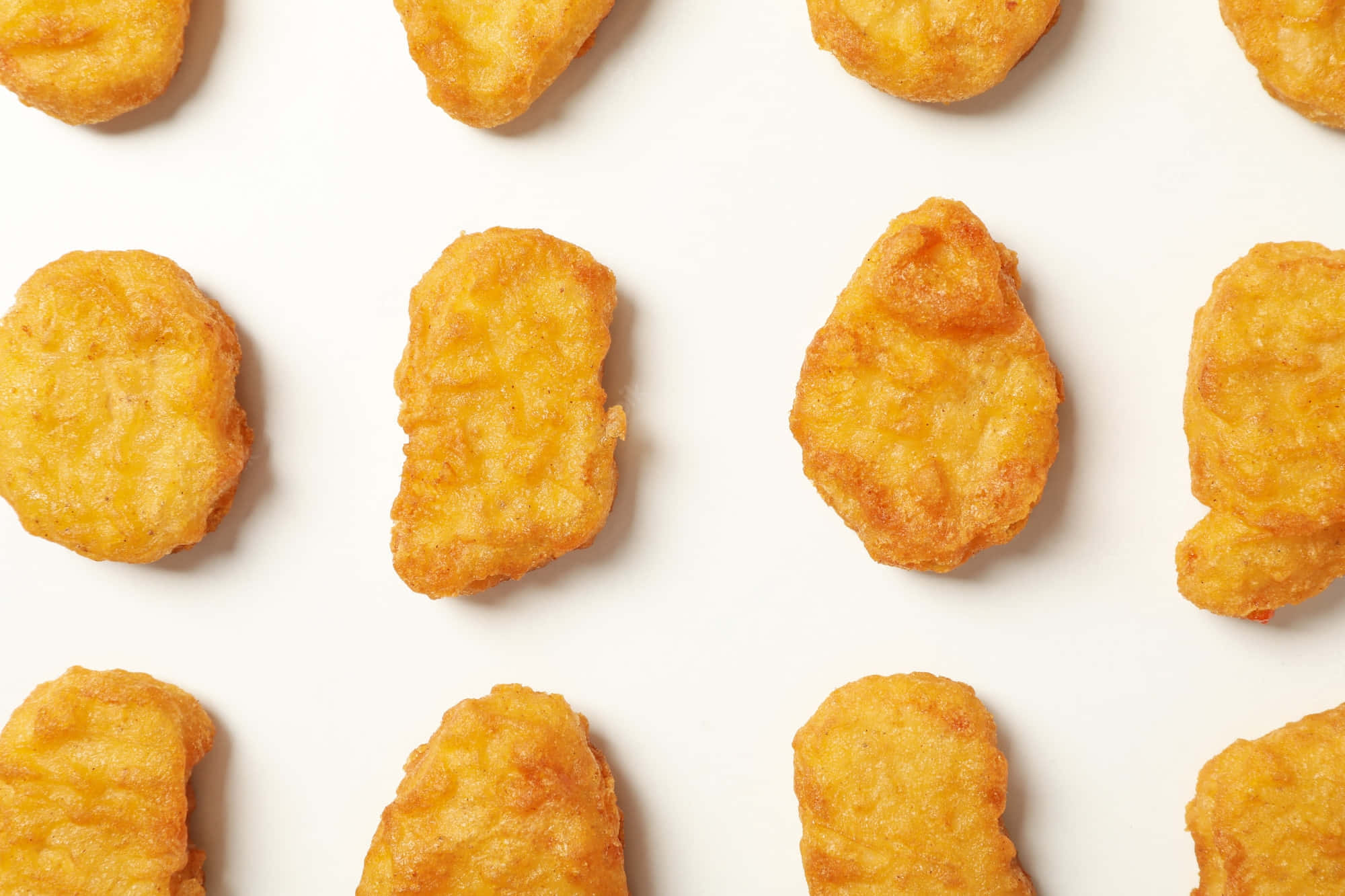 Nuggets de Pollo en Fila Fondos de pantalla