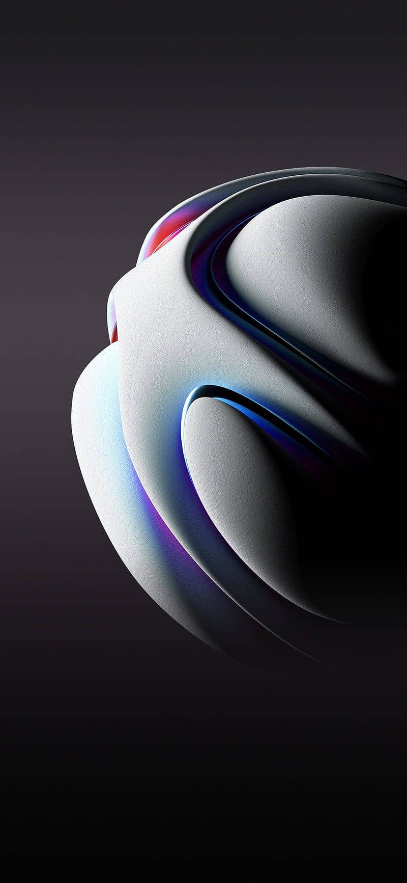 Objeto Blanco Texturizado Móvil 3D Fondos de pantalla