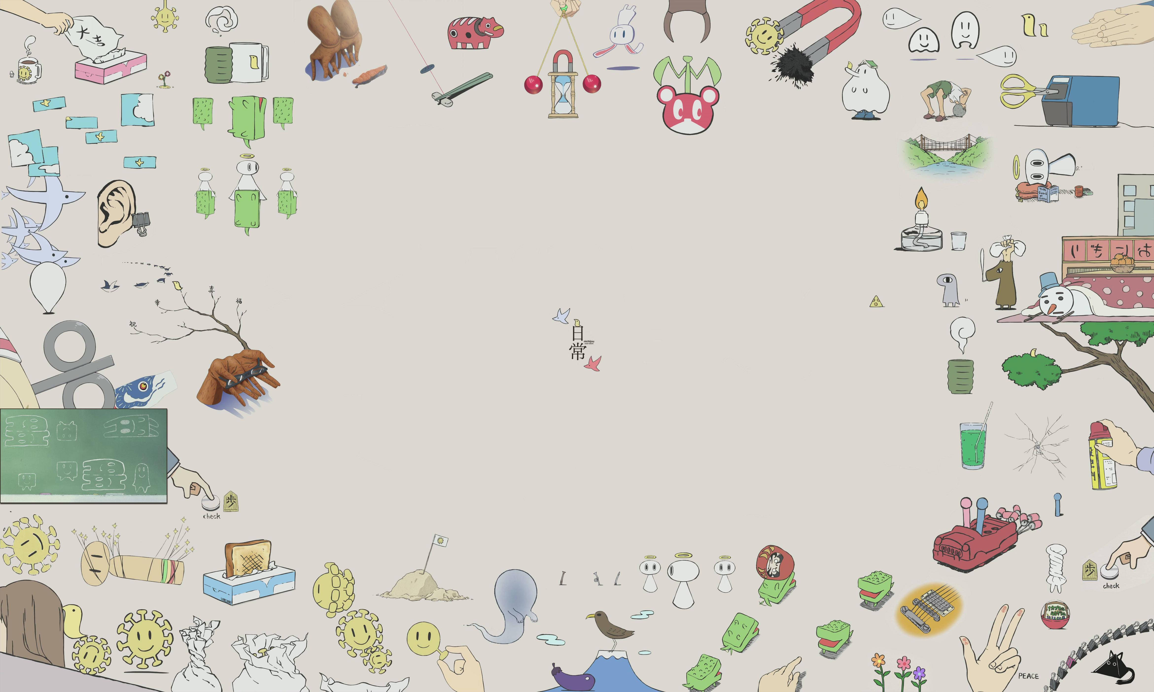 Objetos de Nichijou Fondos de pantalla