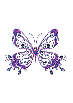 Obra de arte abstracta de mariposa Fondos de pantalla
