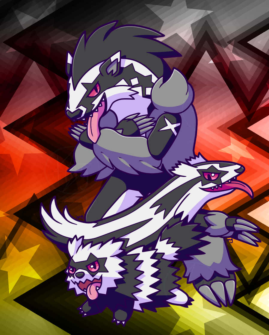 Obstagoon, Zigzagoon y Linoone Fondos de pantalla