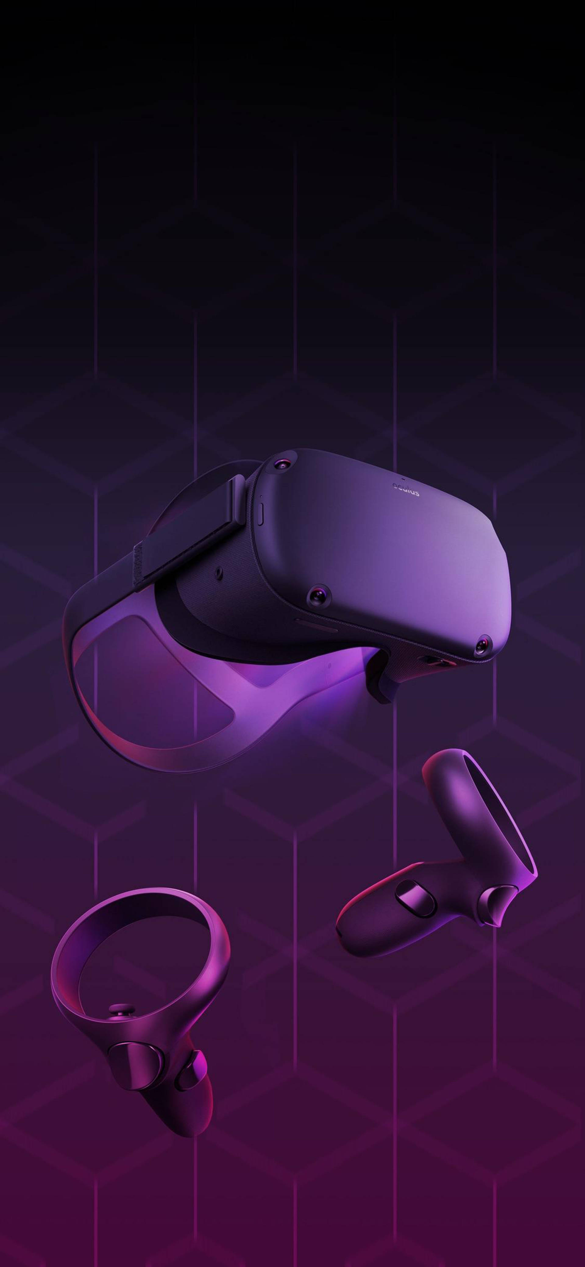 Oculus Quest 2 Arte Abstracto Púrpura Fondos de pantalla